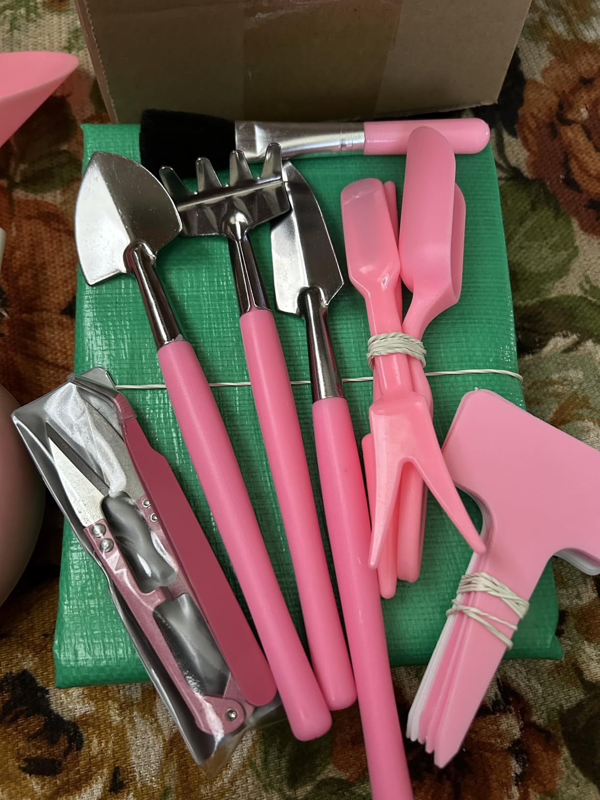 Melphoe 25Pcs Mini Garden Hand Transplanting Succulent Tools Set, 39.4
