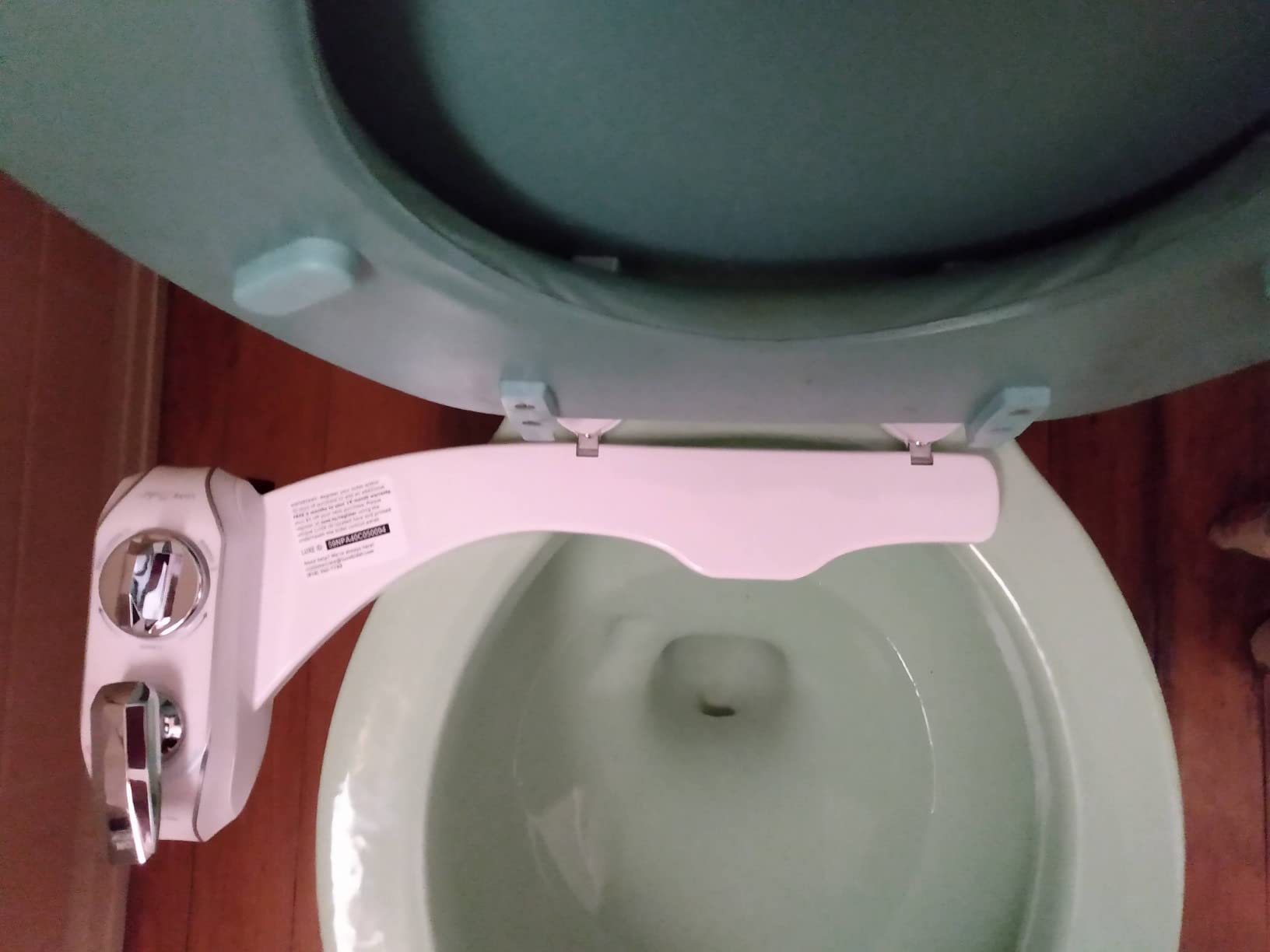 LUXE Bidet NEO 320 Plus - Warm Water, Dual Nozzle, Non-Electric Bidet Attachment for Toilet Seat, Patented Slide-In Install, 360 Degree Self-Clean customer photo 2