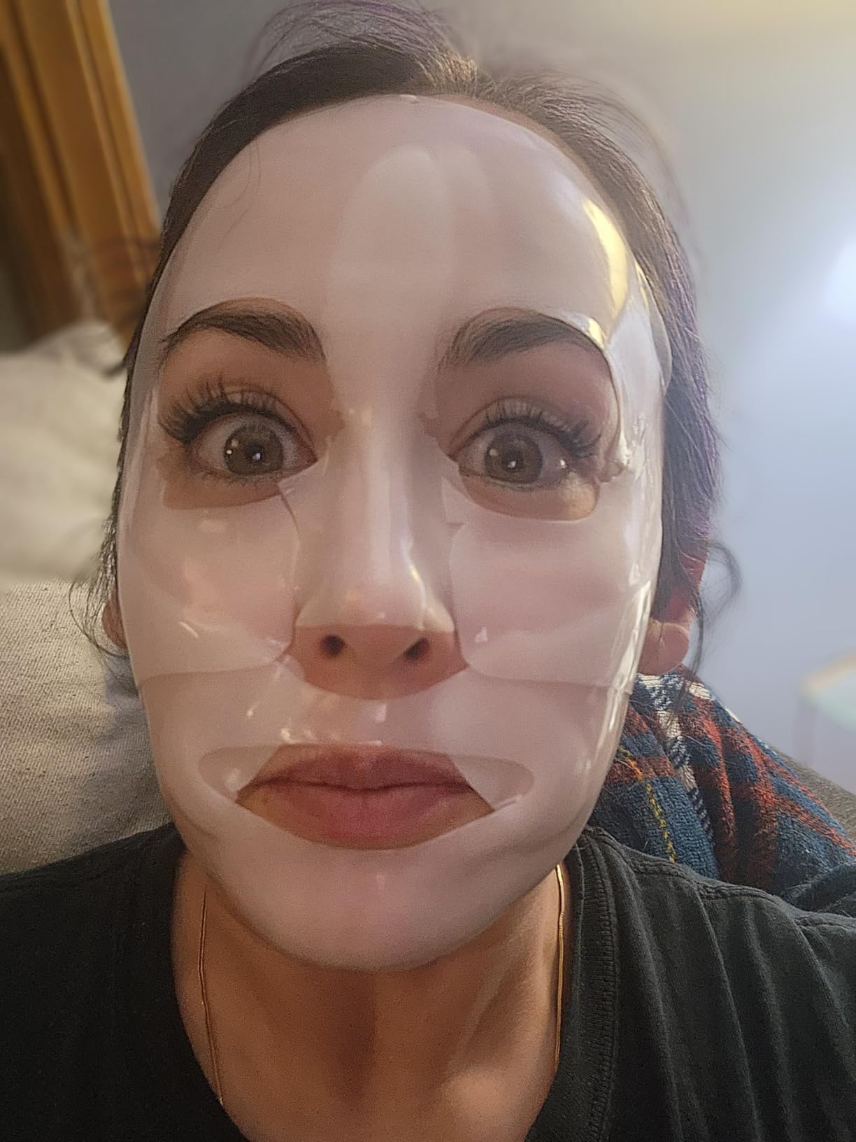BIODANCE Bio-Collagen Real Deep Mask, Hydrating Overnight Hydrogel Face Mask, Pore Minimizing, Elasticity, Plumping, Travel Essentials & Self Care Gifts for Women, Korean Skin Care | 1.19oz(34g) x 4ea customer photo 2