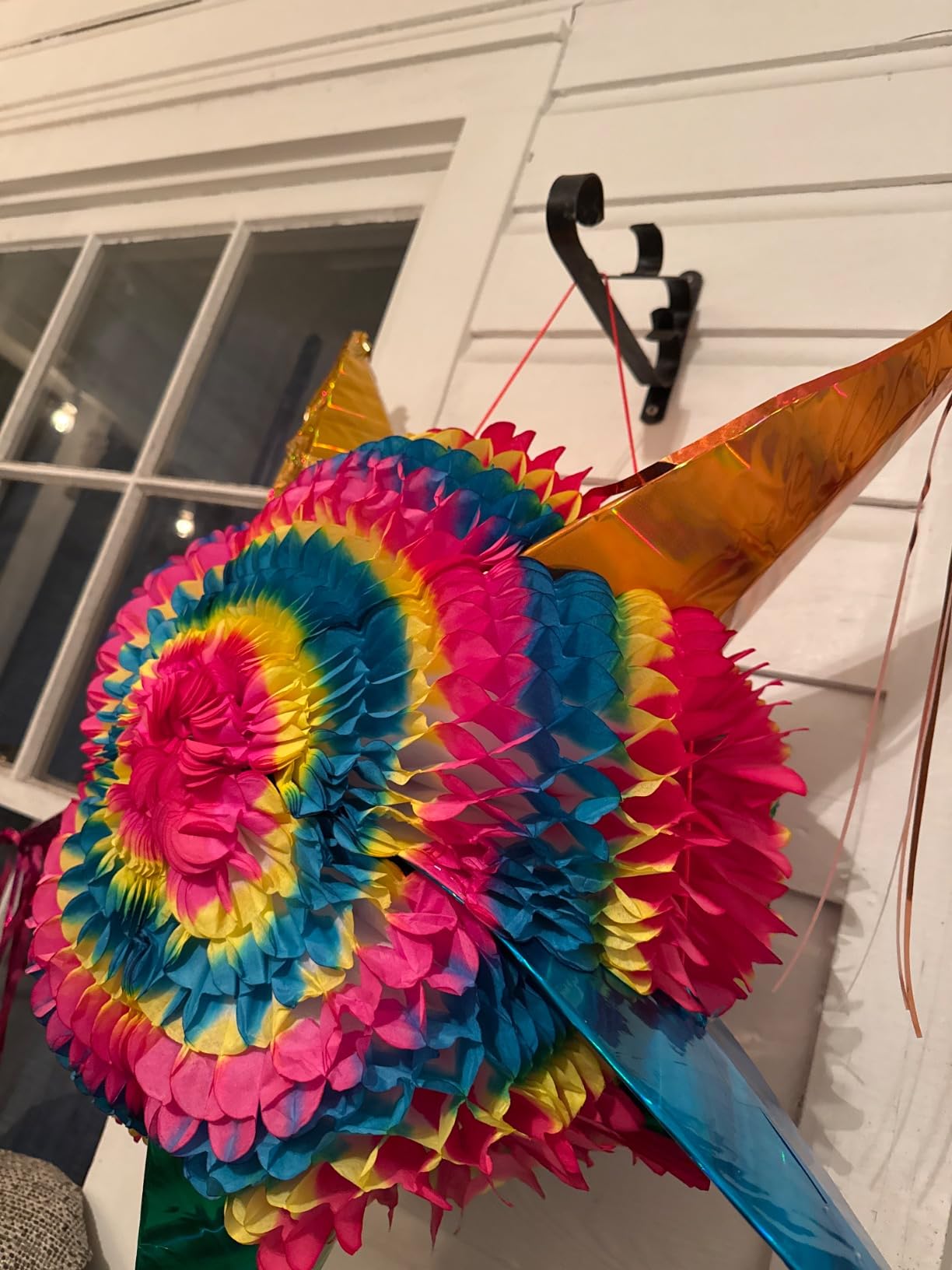 Mexican Pinata (Large 32 in) - Big Pinata for Birthday Party - Star Pinata | Authentic Handmade Foldable Design customer photo 2