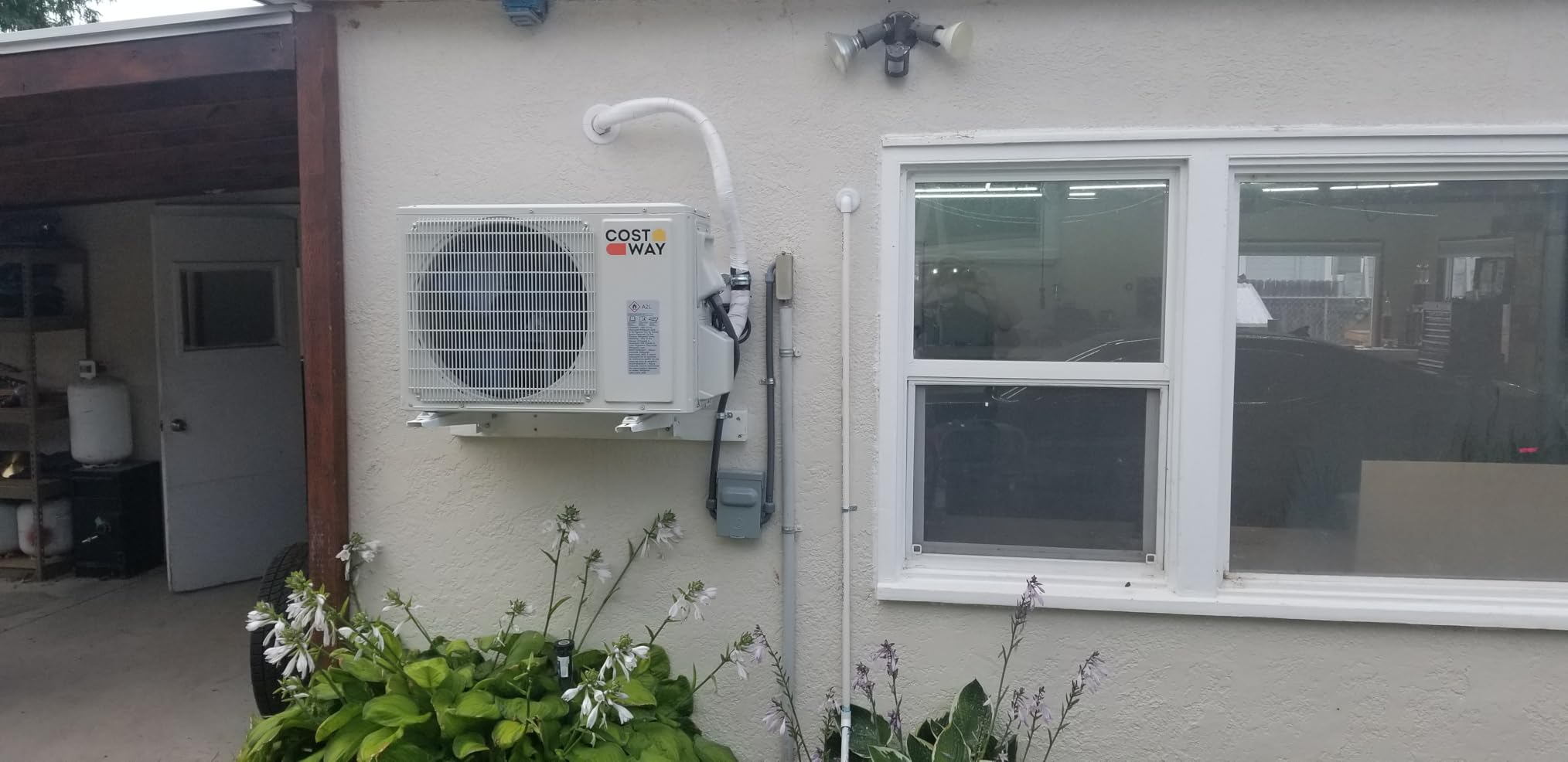 COSTWAY 12000BTU Mini Split Air Conditioner& Heater | 20 SEER2 115V Wall-Mounted Ductless AC Cools up to 750 Sq. Ft, Energy Efficient Inverter AC with Heat Pump customer photo 2