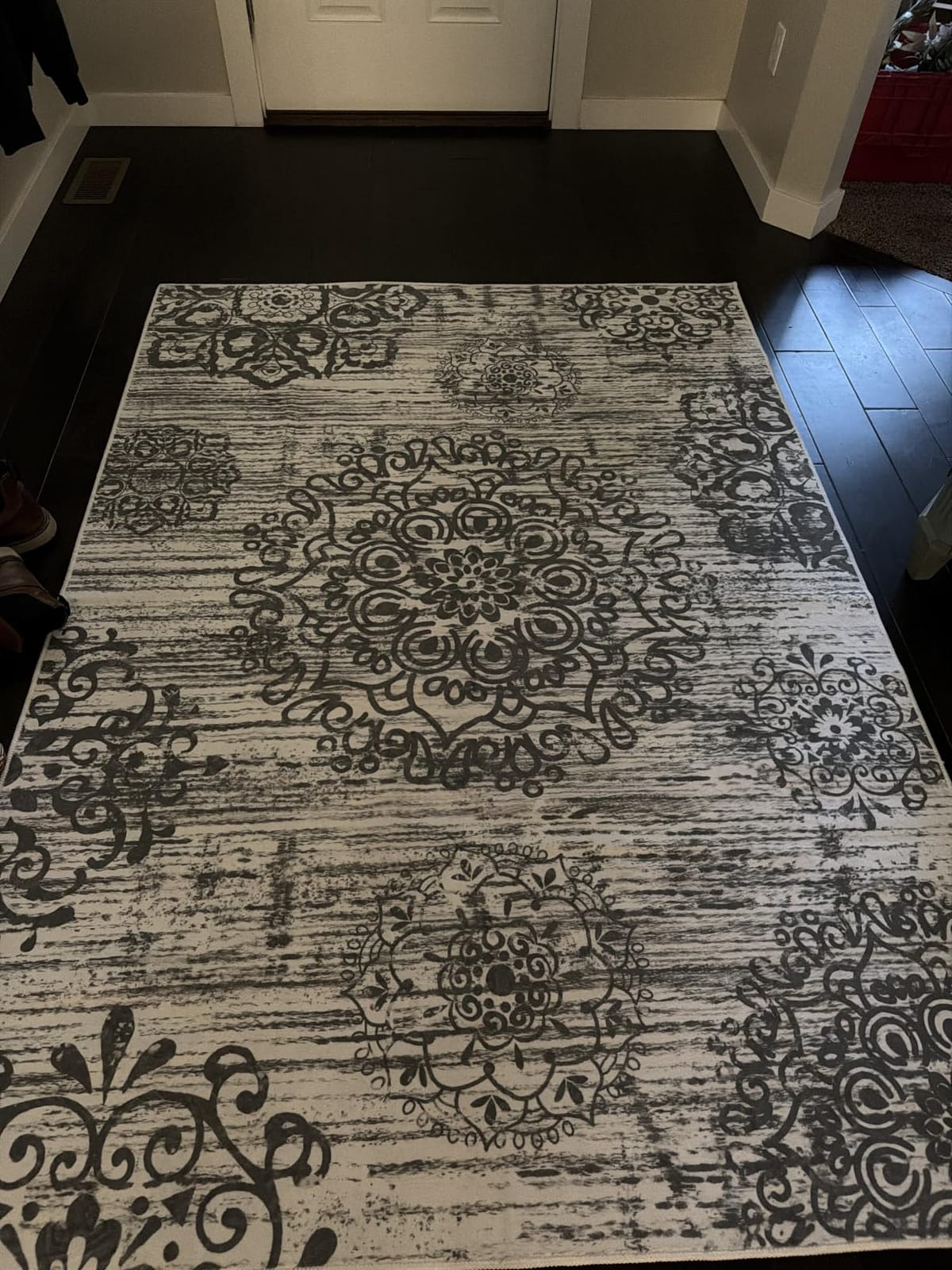 HEBE Hallway Runner Rug 2'x6', Washable Non Slip Kitchen Rug Runner | Soft Boho Bedroom Runner Rug, Vintage Distressed Low-Pile Floor Carpet Runners for Hallway, Entrance, Bathroom, Laundry customer photo 1