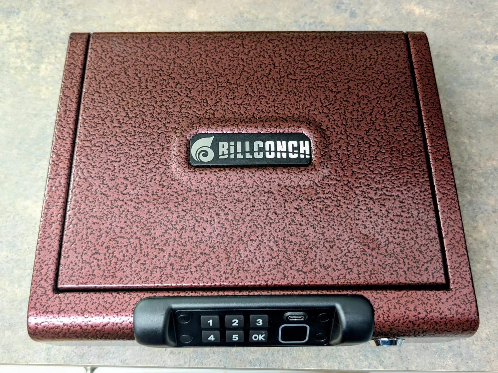BILLCONCH Gun Safe, Biometric Fingerprint Gun Safe for Handgun Pistol Safes | Fingerprint PIN Key Unlock, Interior Light and USB Charging Lock box with Silent Mode for Bedroom Nightstand customer photo 2