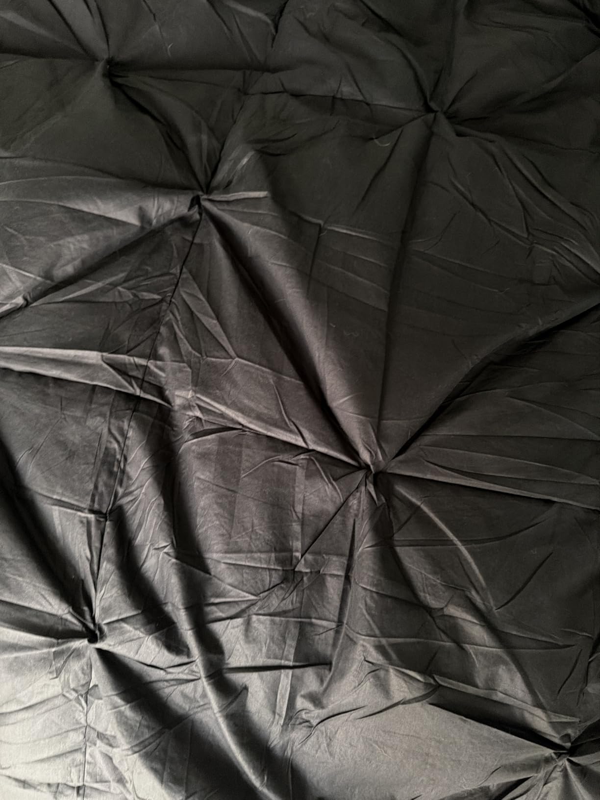 Three Geese Pinch Pleat Waterfowl Feathers and Down Comforter King Size Duvet Insert, 750+ Fill Power, 1200TC 100% Cotton, Premium All Seasons BlackGrey Comforter with 8 Tabs customer photo 2