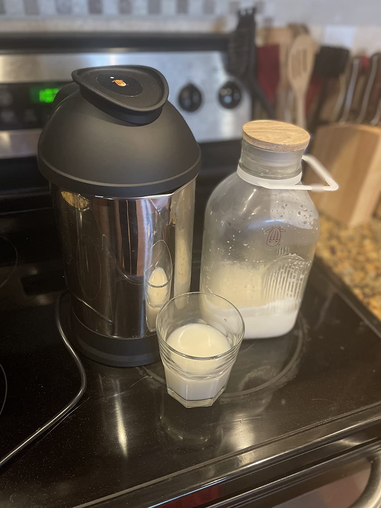 Almond Cow Nut Milk Maker Machine, Plant-Based Milk Maker for Almond, Oat, Cashew, Soy Milk, Stainless Steel, No Straining Needed - Makes 5-6 Cups, 120V customer photo 1