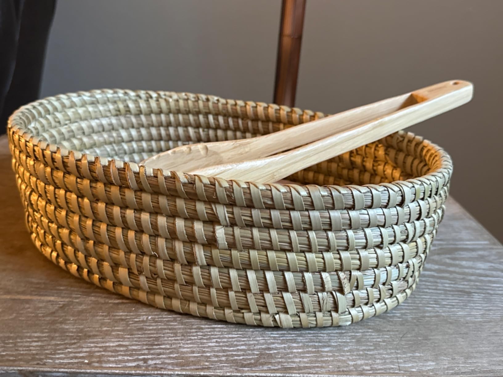 Bread Warmer Basket with Stone, Bread Basket for Serving Rolls & Sourdough | Terracotta Warming Stone Keeps Bread & Tortillas Warm, Gift for Bakers, Hostess Gift, Housewarming, Birthday customer photo 1