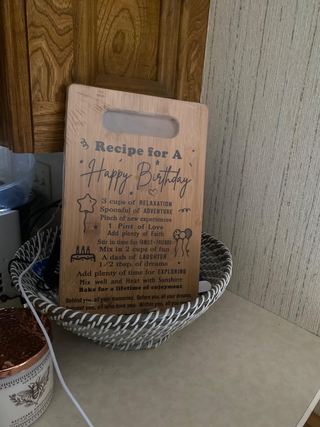 Wedding Gift for Couple 2026, Bridal Shower Gifts for Bride and Groom Engagement, Happy Marriage Cutting Board customer photo 1