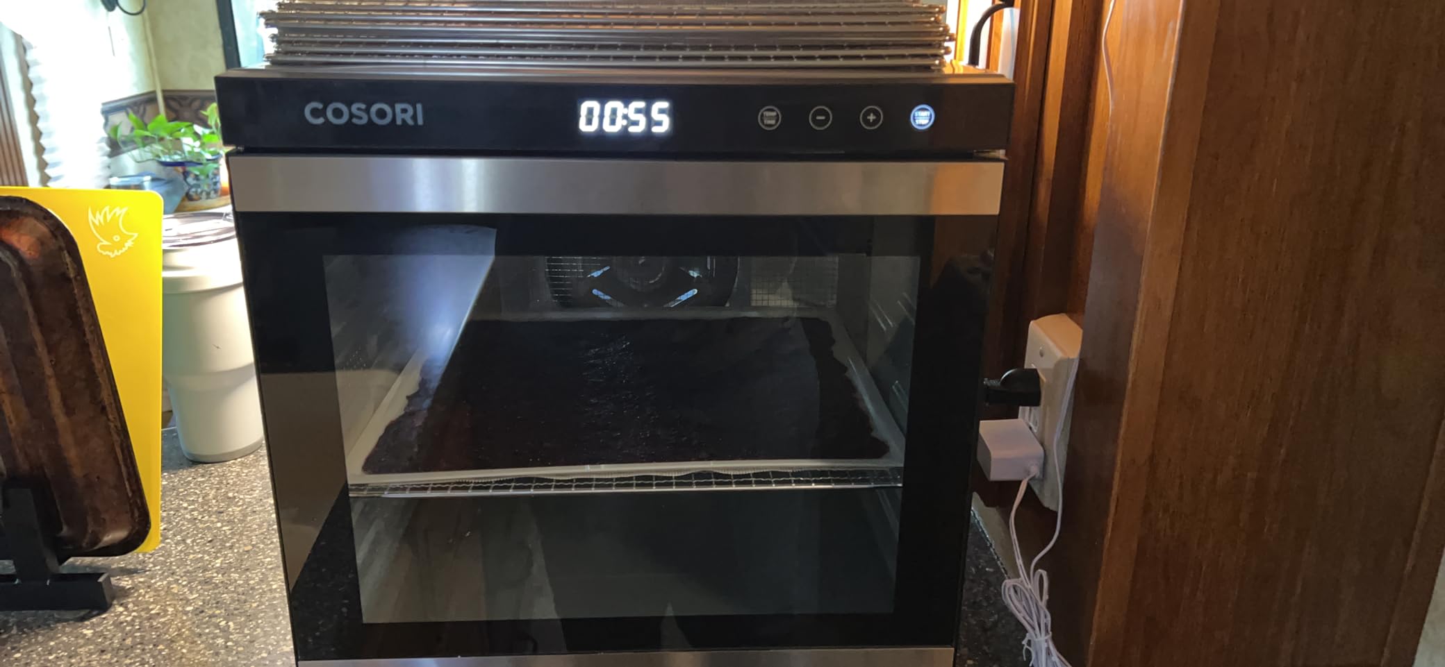 Cosori Food Dehydrator, 10 Stainless Steel Trays with 16.2 ft² Drying Space | 95-165°F Precision Control, 1000W Faster Drying, Horizontal Airflow, 48H Timer, Large Family Capacity, Silver customer photo 2