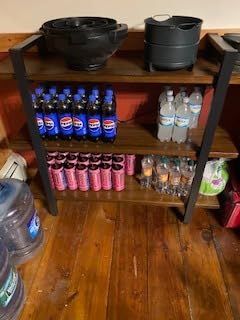 5-Tier Industrial Style Solid Wood Bookcase and Book Shelves, Rustic Wood and Metal Shelving Unit, Living Room, Modern Rustic Open Industrial Book Shelf Office, Distressed Brown (AY-02-5Tier) customer photo 2