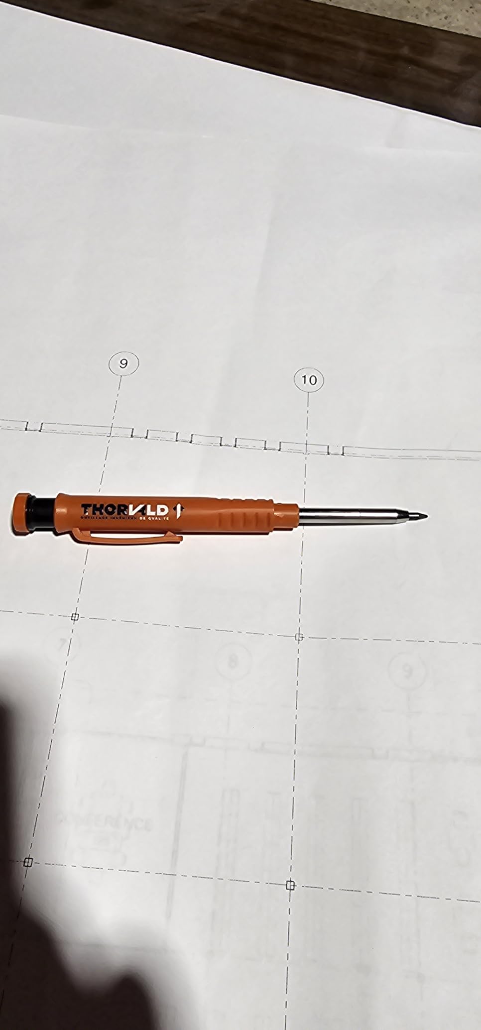 THORVALD New 3-in-1 Carpenter Pencils with Finger Grip for Construction - Incl. 7 Leads + Sharpener - Solid Mechanical Pencils customer photo 2