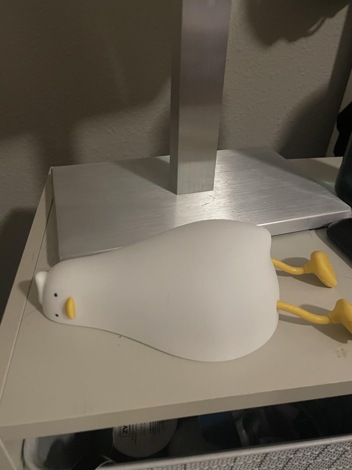 HAPPYBAG LED Lying Flat Duck Night Light, 3 Level Dimmable Nursery Nightlight customer photo 1