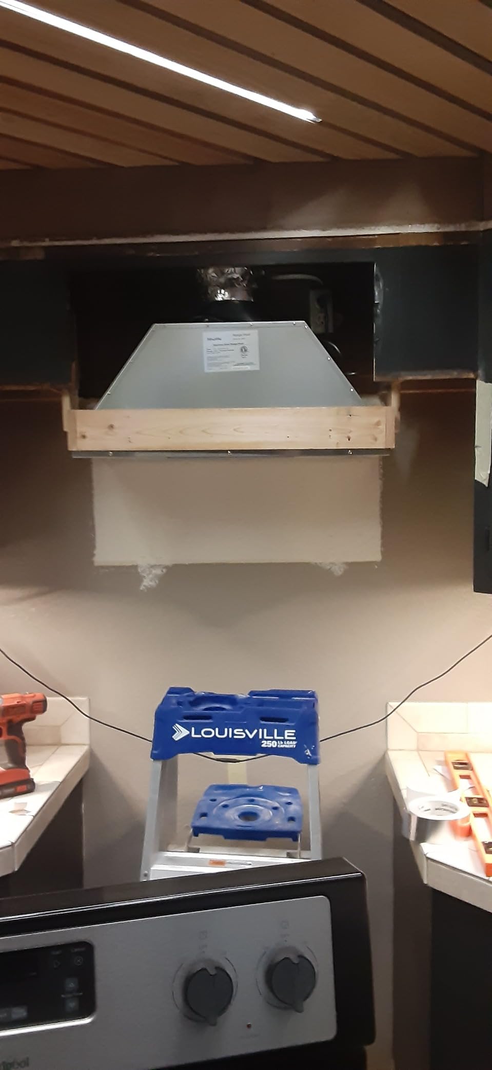 HisoHu Insert Range Hood 30 Inch / 36 Inch, 1200 CFM with Ducted Convertible Ductless (Kit Included), Stainless Steel Kitchen Vent Hood with 4 Speed Exhaust (30'', Black) customer photo 1