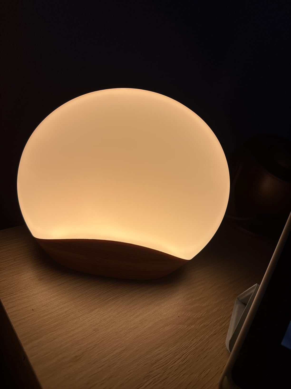 REACHER Sound Machine Sunrise Alarm Clock with Night Light for Bedrooms | 26 Nature Inspired Sleep Sounds, 0-100% Dimmable Clock, Sunrise Lamp, Wake Up Light, Brown/Pink/White Noise for Baby, Kids customer photo 1