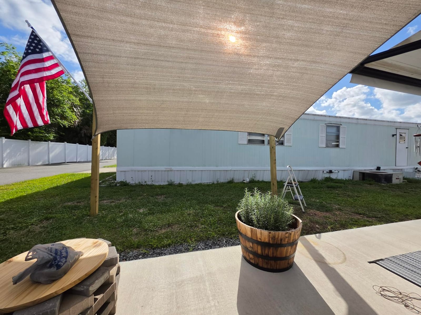 GORILLA GRIP Heavy Duty Sun Shade Sail for Outdoor Patio, 12x16 FT, Gray | UV Protection Fade Tear and Rust Resistant Rectangle Canopy customer photo 2