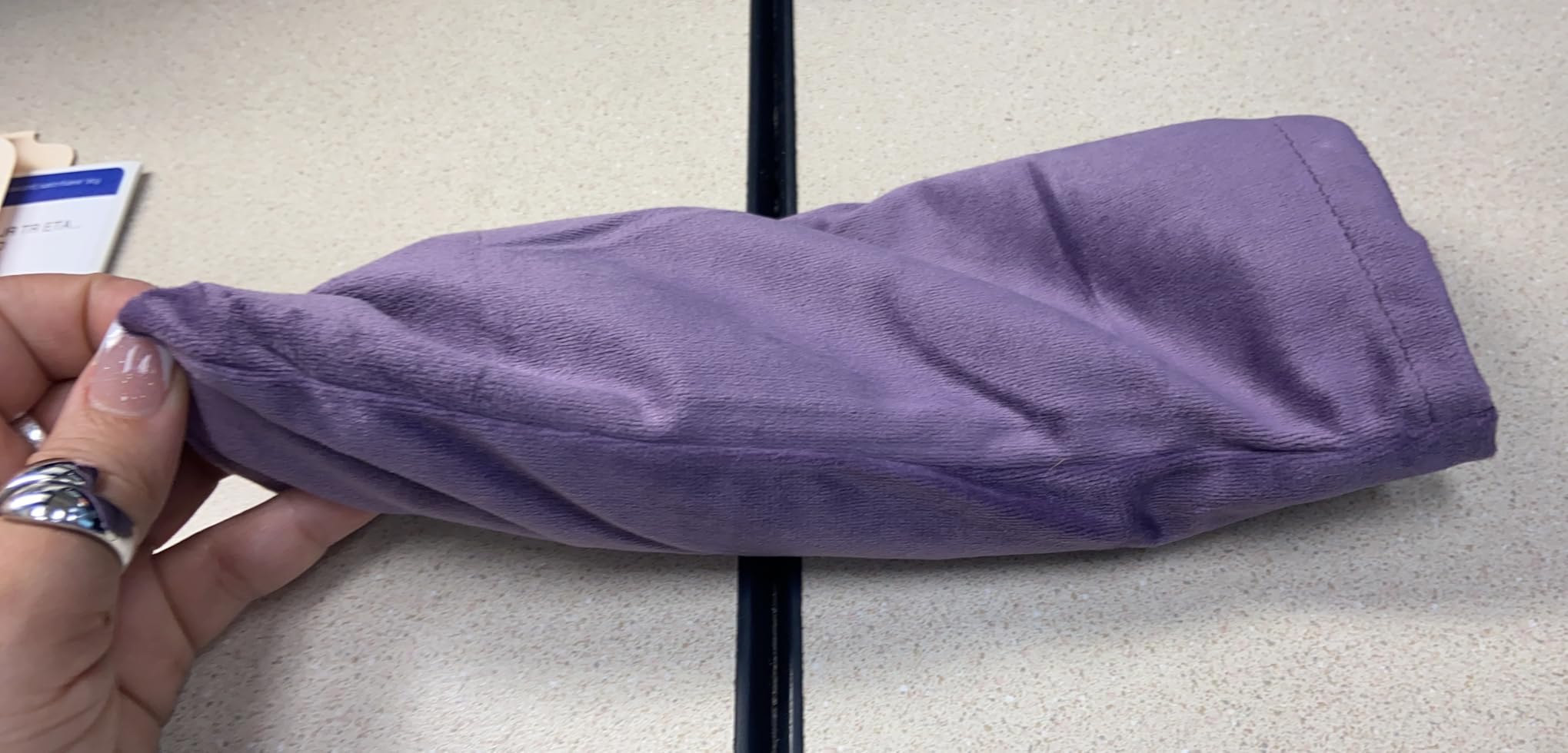 Hihealer Weighted Eye Mask for Sleeping, Lavender Eye Pillow for Spa Yoga | Relaxation Gifts for Women, Meditation Accessories, Relaxing, Self Care, Stress Relief, Wellness Gifts, Purple Birthday Gifts customer photo 2