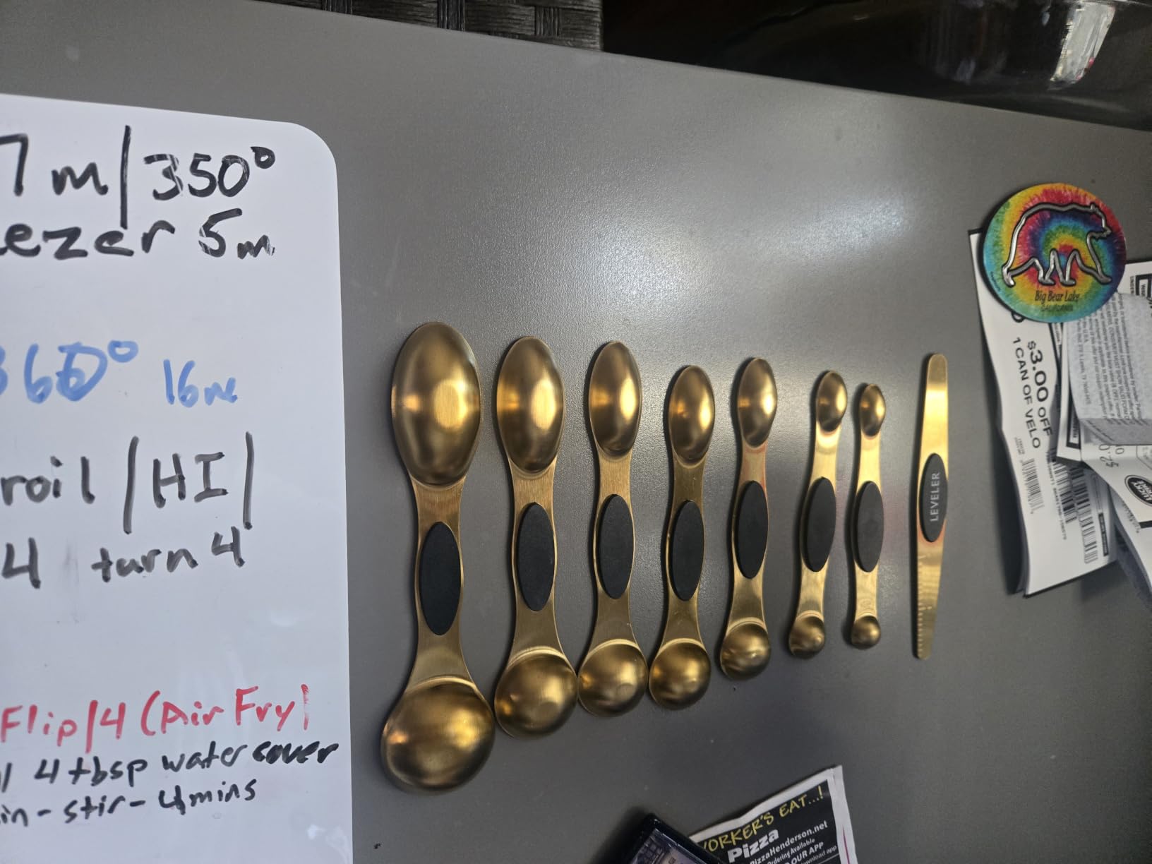 Magnetic Measuring Spoons Set Stainless Steel with Leveler-9pcs Stackable Measuring Cups for Baking-Measuring Cups and Spoon Set Kitchen Gadgets Apartment Essentials Fits in Spice Jars customer photo 2