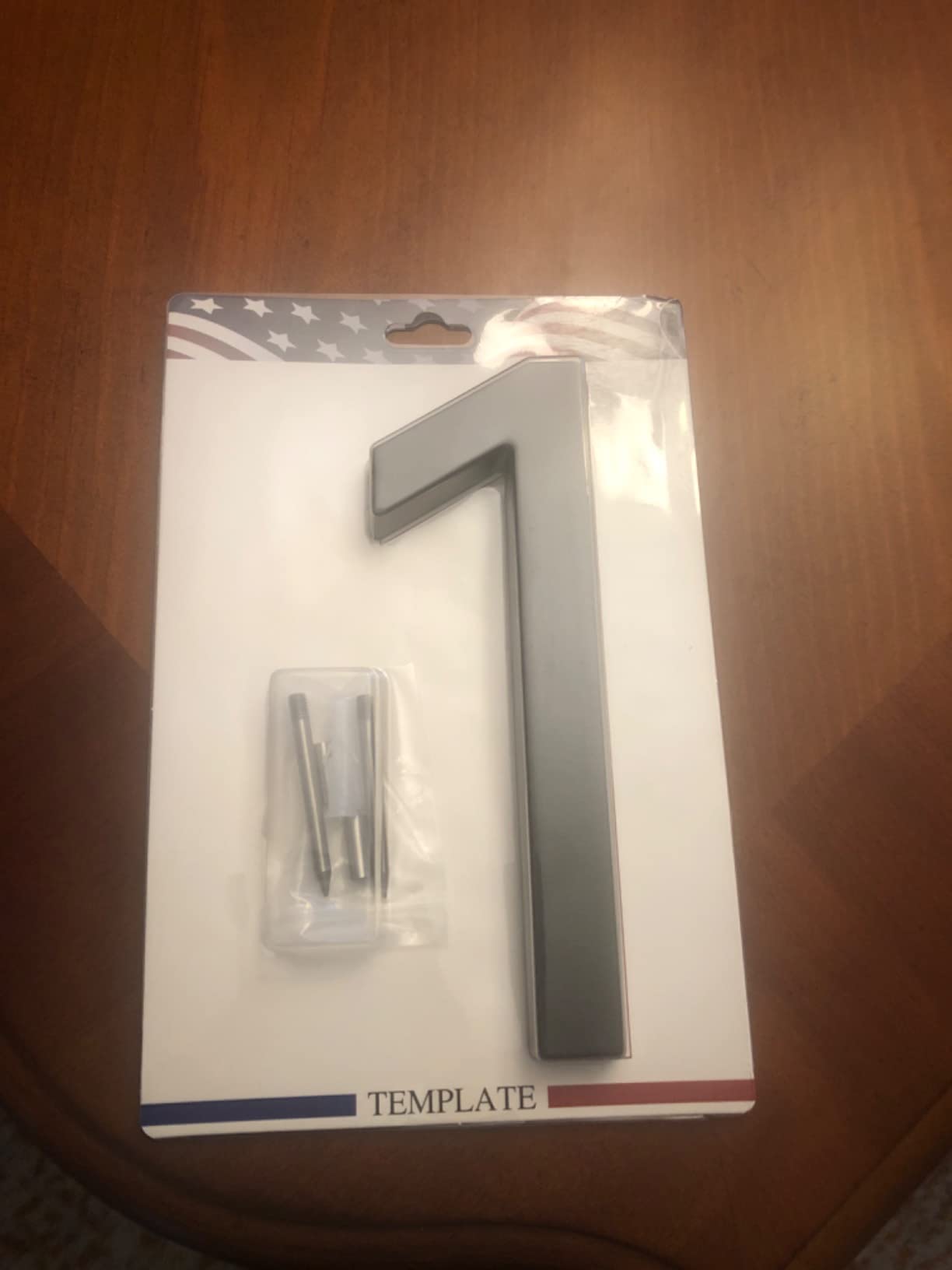 7 Inch Black House Numbers, Floating Flush Mount Aluminum Address Numbers, Modern Metal Numbers for Houses - Large, Weatherproof, Easy to Install customer photo 2