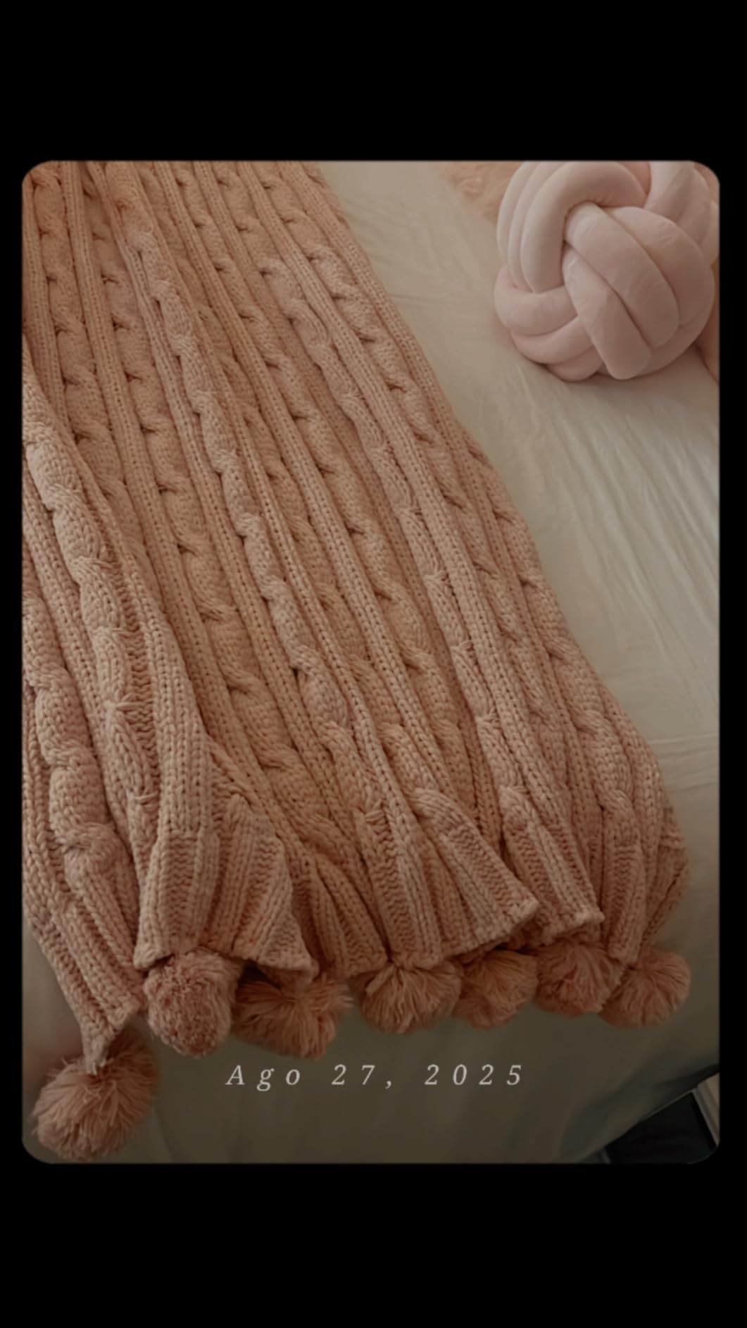 Chunky Knit Blanket Soft Chenille Yarn Knitted Throw Blanket 50