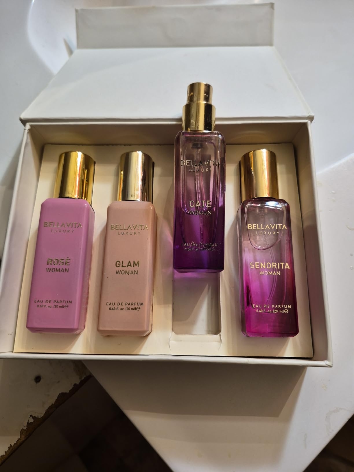 Bellavita Luxury DATE Eau de Parfum | 100 ml (3.4 fl.oz.) | Perfume for Women | Floral, Pink Pepper, Jasmine, and Moss Notes | Long Lasting Fragrance customer photo 1