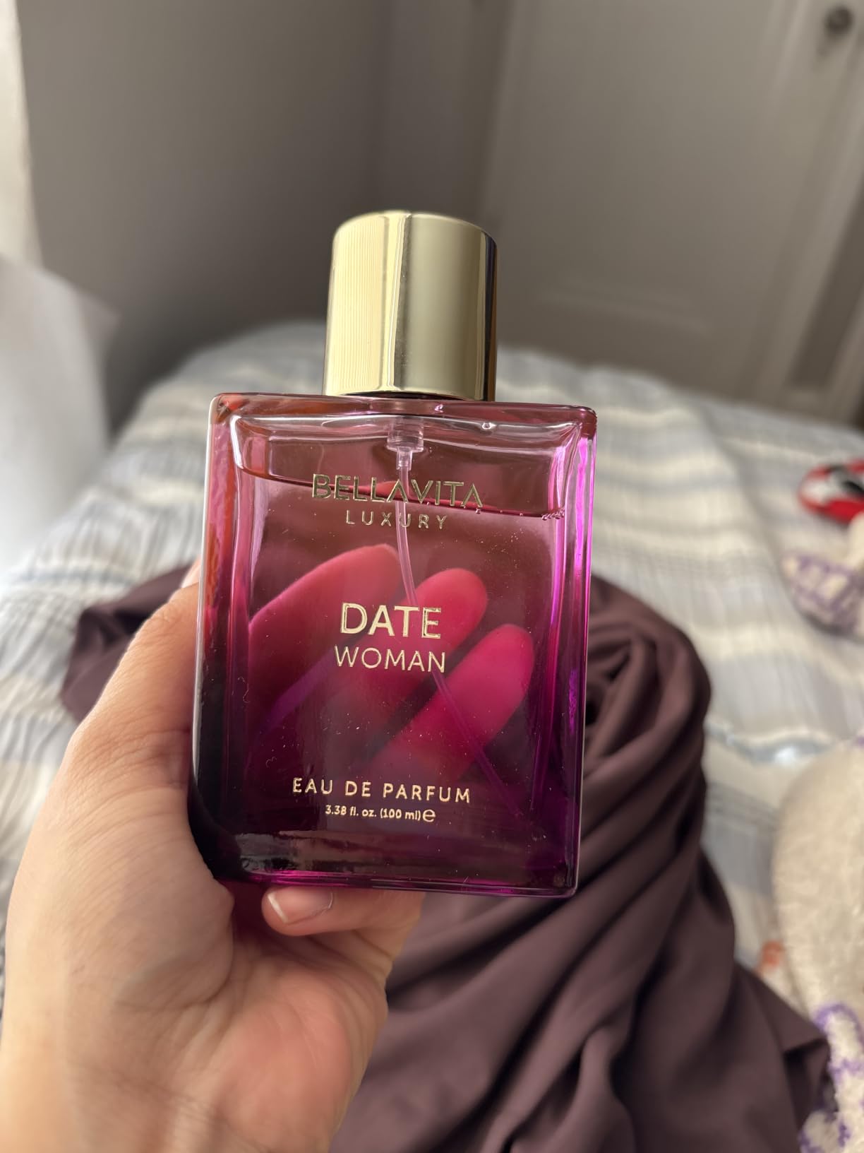 Bellavita Luxury DATE Eau de Parfum | 100 ml (3.4 fl.oz.) | Perfume for Women | Floral, Pink Pepper, Jasmine, and Moss Notes | Long Lasting Fragrance customer photo 2