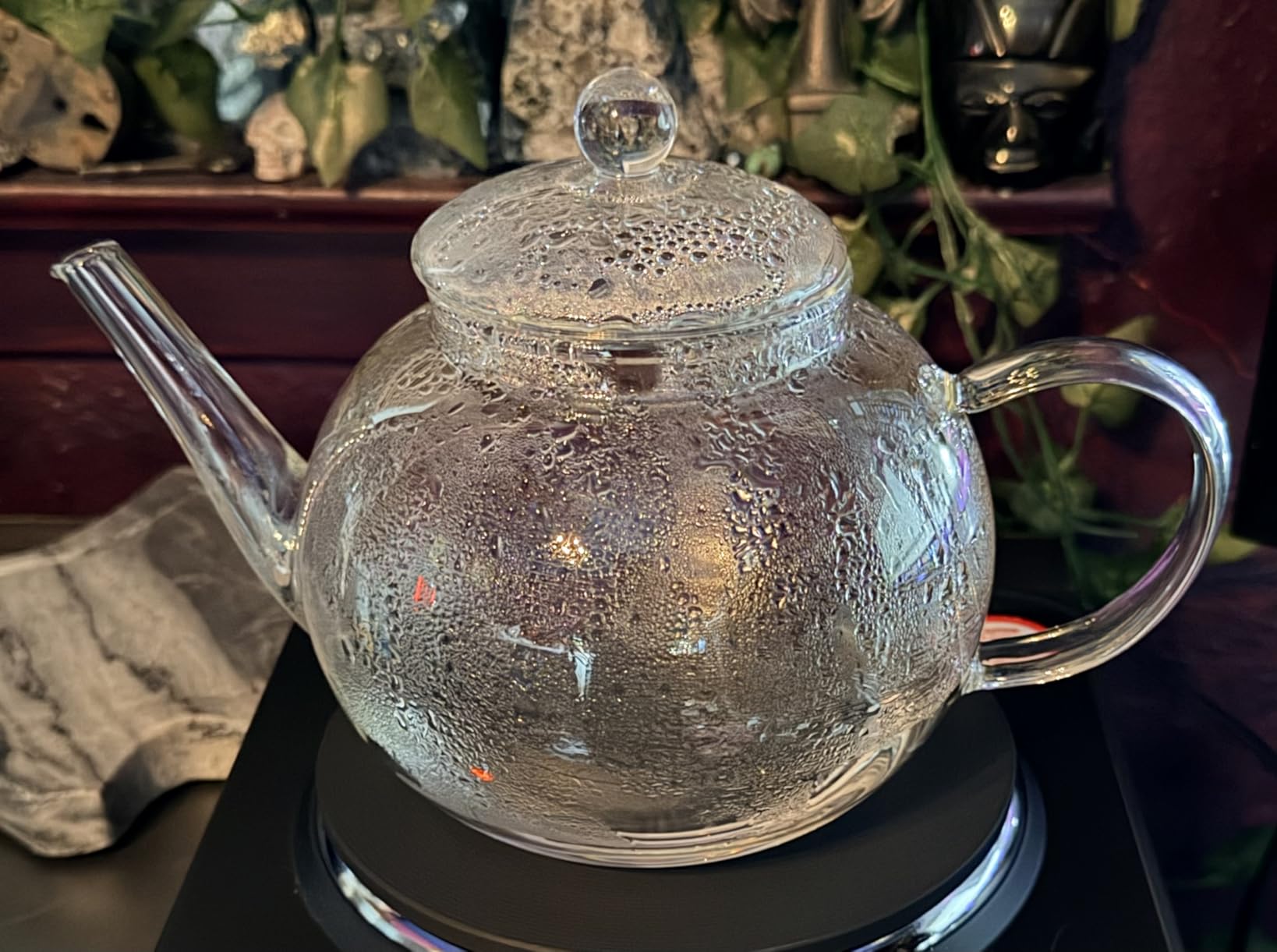 Teabloom Stovetop & Microwave Safe Glass Teapot with Removable Loose Tea Glass Infuser - 2-in-1 Tea Kettle and Tea Maker customer photo 2