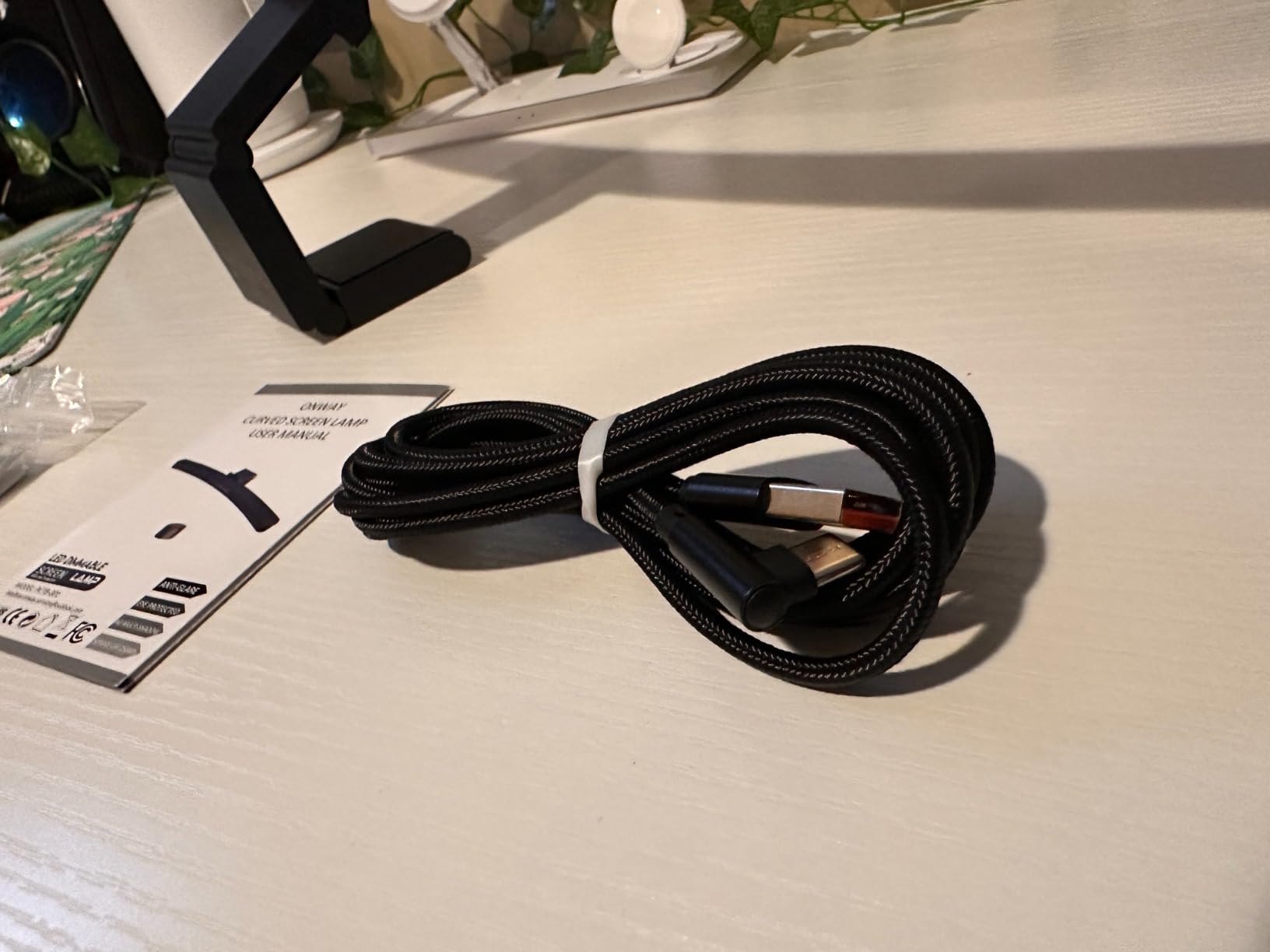 ONWAY Curved Monitor Light Bar with Wireless Remote, Monitor Auto-Dimming and Camera Base, Applicable to All Screens. No Screen Glare, for Home Office customer photo 2