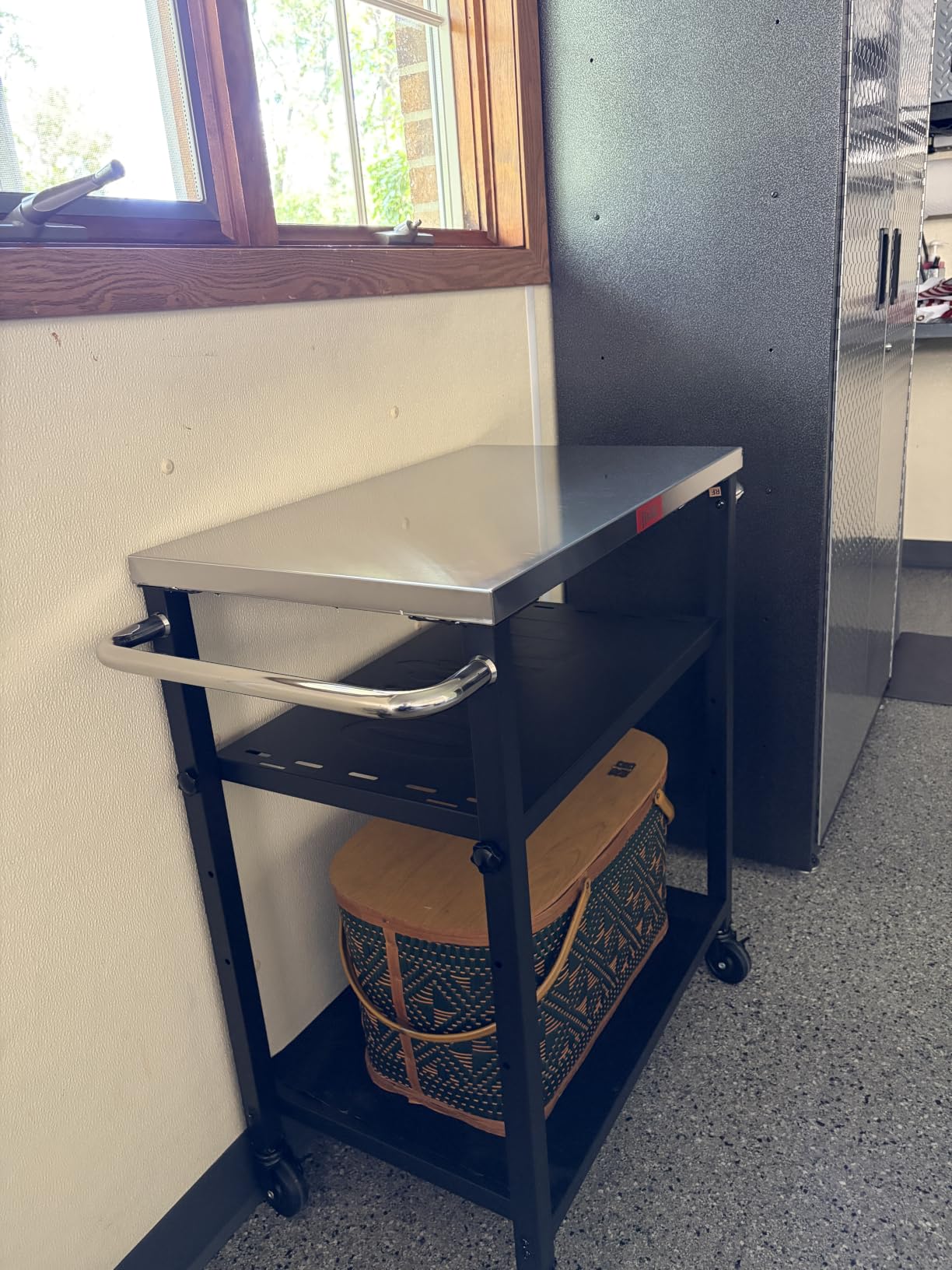 Feasto 3-Tier Outdoor Grill Cart, 26.6