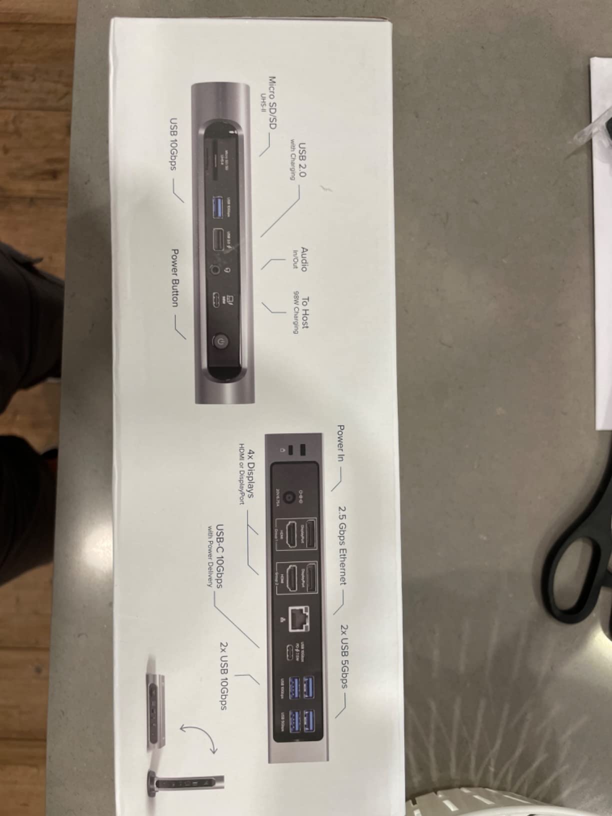 Plugable 16-in-1 Thunderbolt 4 Dock - Dual 4K Monitors for M4/M5 MacBook Air/Pro, 100W Charging, 2X HDMI, 2X DisplayPort, 2.5G Ethernet, 7X USB, MicroSD/SD Card Reader, Windows & USB4 Compatible customer photo 2