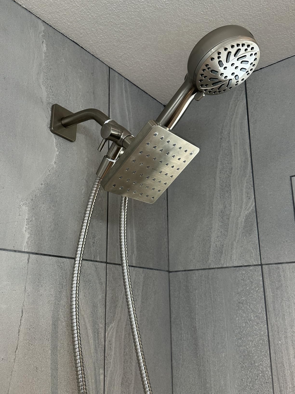 Delta Faucet ProClean Chrome Shower Head with Handheld, Showerhead with High Pressure Spray, Handheld Shower Head, 6 Spray Settings, Chrome 75740 customer photo 1