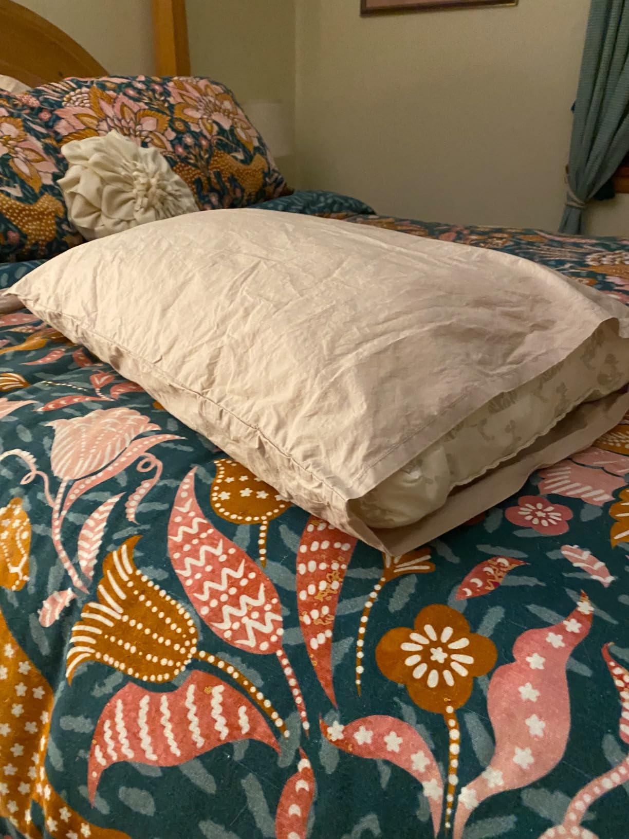 Brooklinen Percale 4-Pc Sheet Set for Hot Sleepers, Luxury - King, White | Cool, crisp percale weave in 100% long-staple cotton, breathable for hot sleepers; machine washable; lightweight & durable. customer photo 1