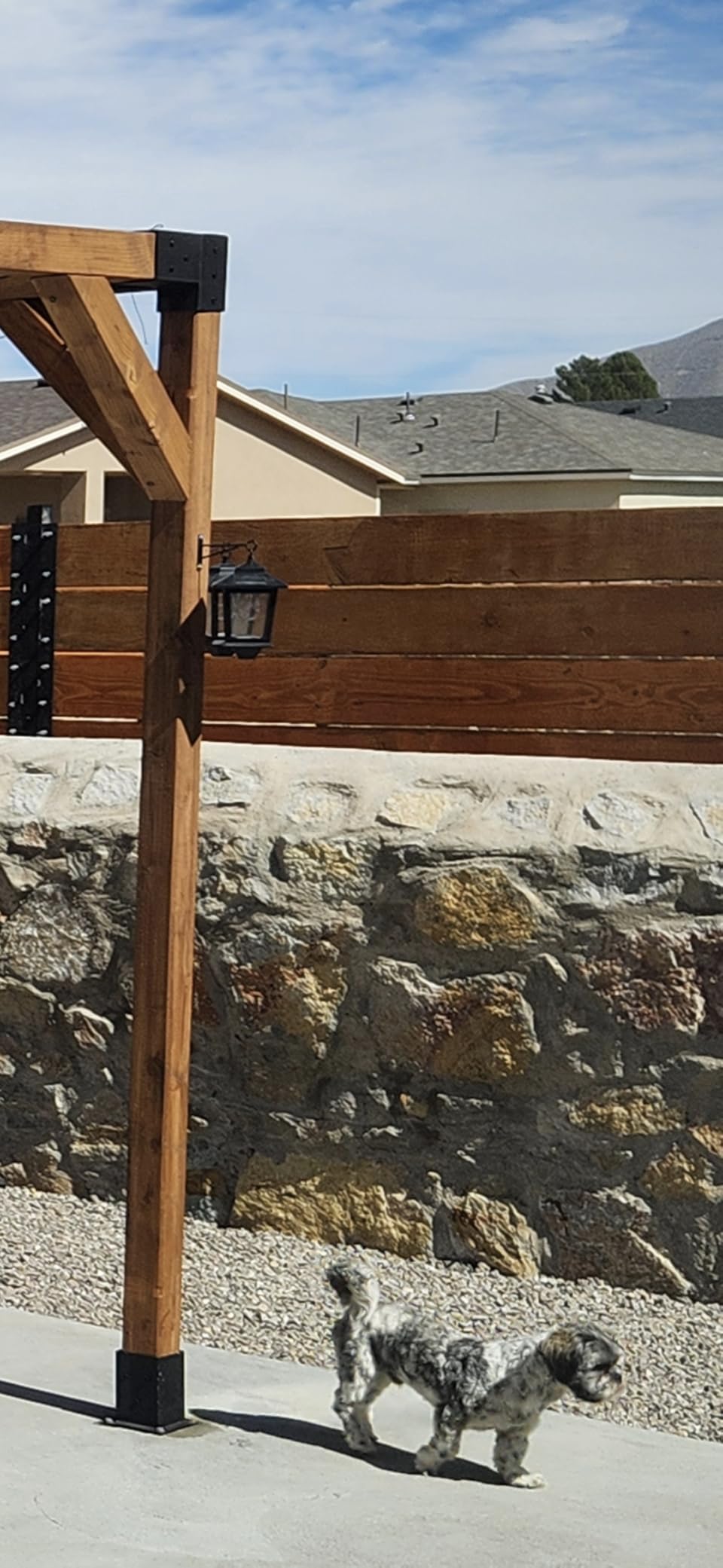 PASAMIC 2 Pack Solar Wall Lanterns, Outdoor Hanging Lights with 4 Solar Panels, Dusk to Dawn Led Outdoor Wall Sconce, Anti-Rust Waterproof Lanterns with Hooks, 3000K Warm White customer photo 2