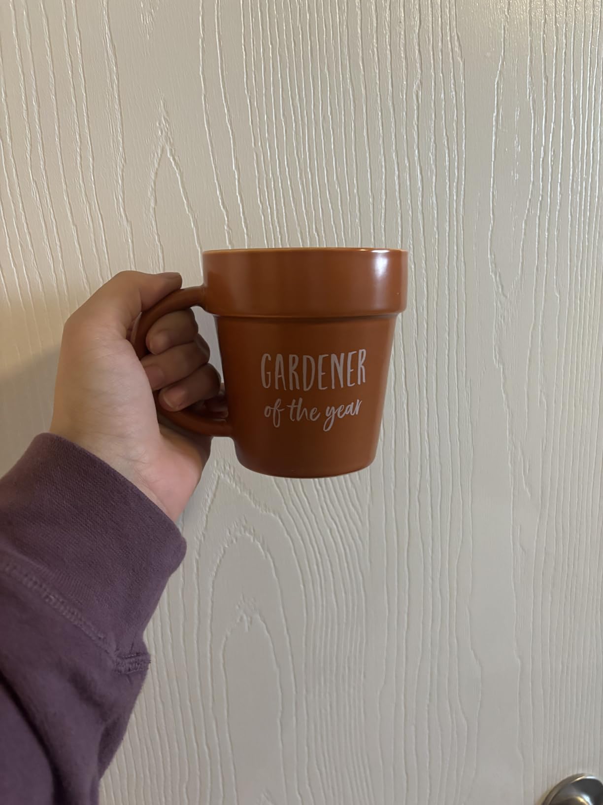 VELENTI Gardener Coffee Mug Gift - Funny Plant Pot Mug with Shovel Spoon - Cool Coffee Mugs for Men, Women - Mug for Gardeners, Dad Birthday Gifts, Cute Mom Christmas Gifts customer photo 1