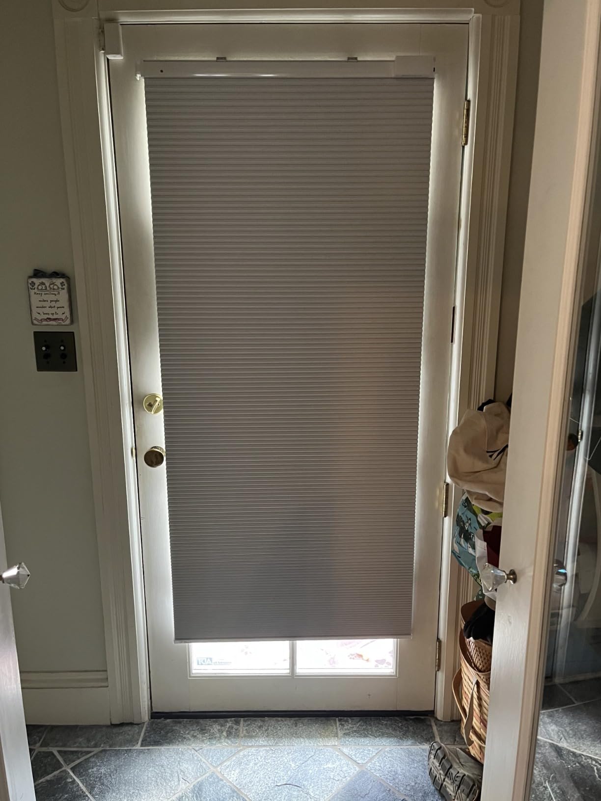 CINONEKO No Drill Motorized Cellular Shades with Remote, Grey 34