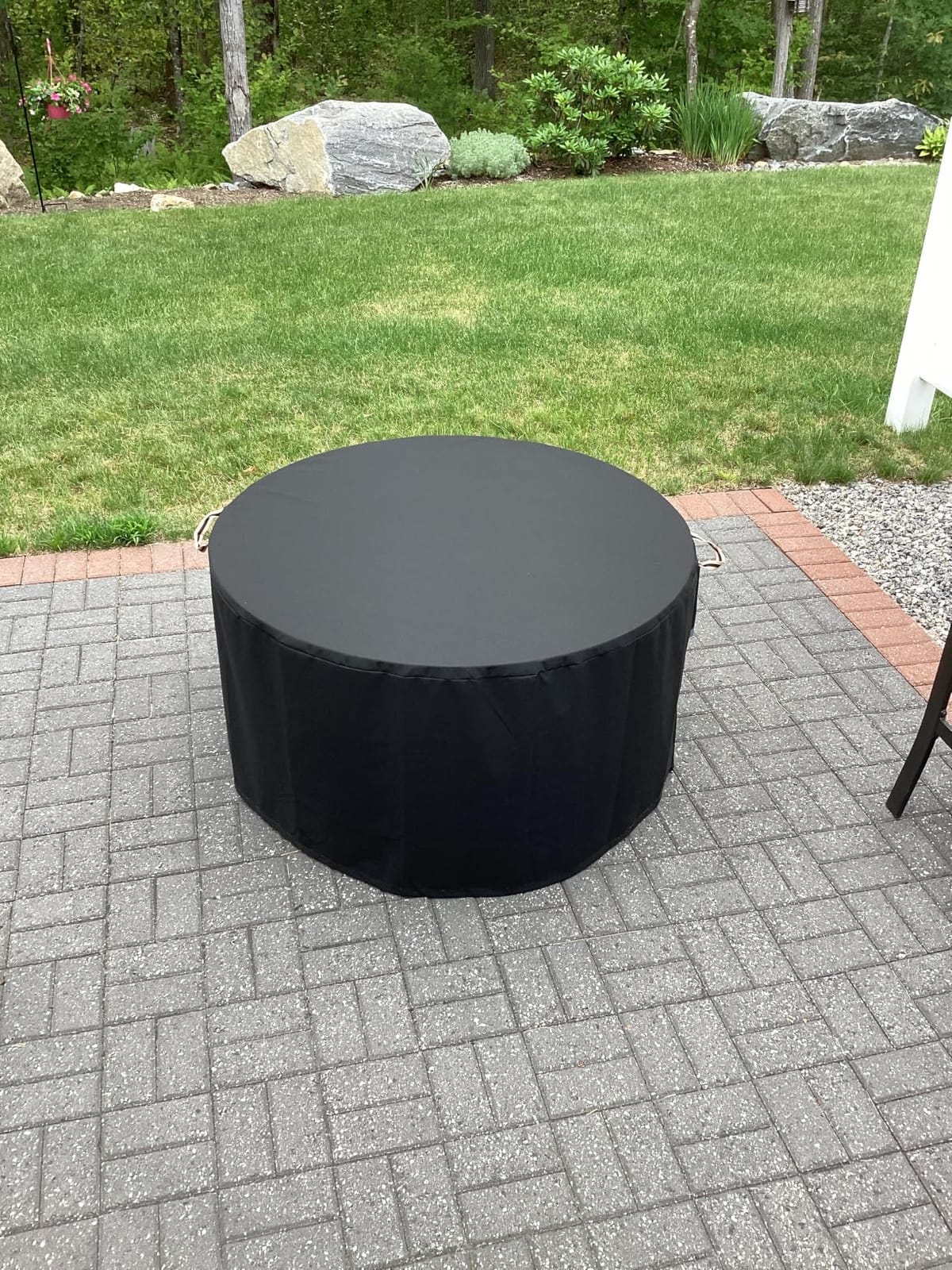 QH.HOME Fire Pit Cover Round 44