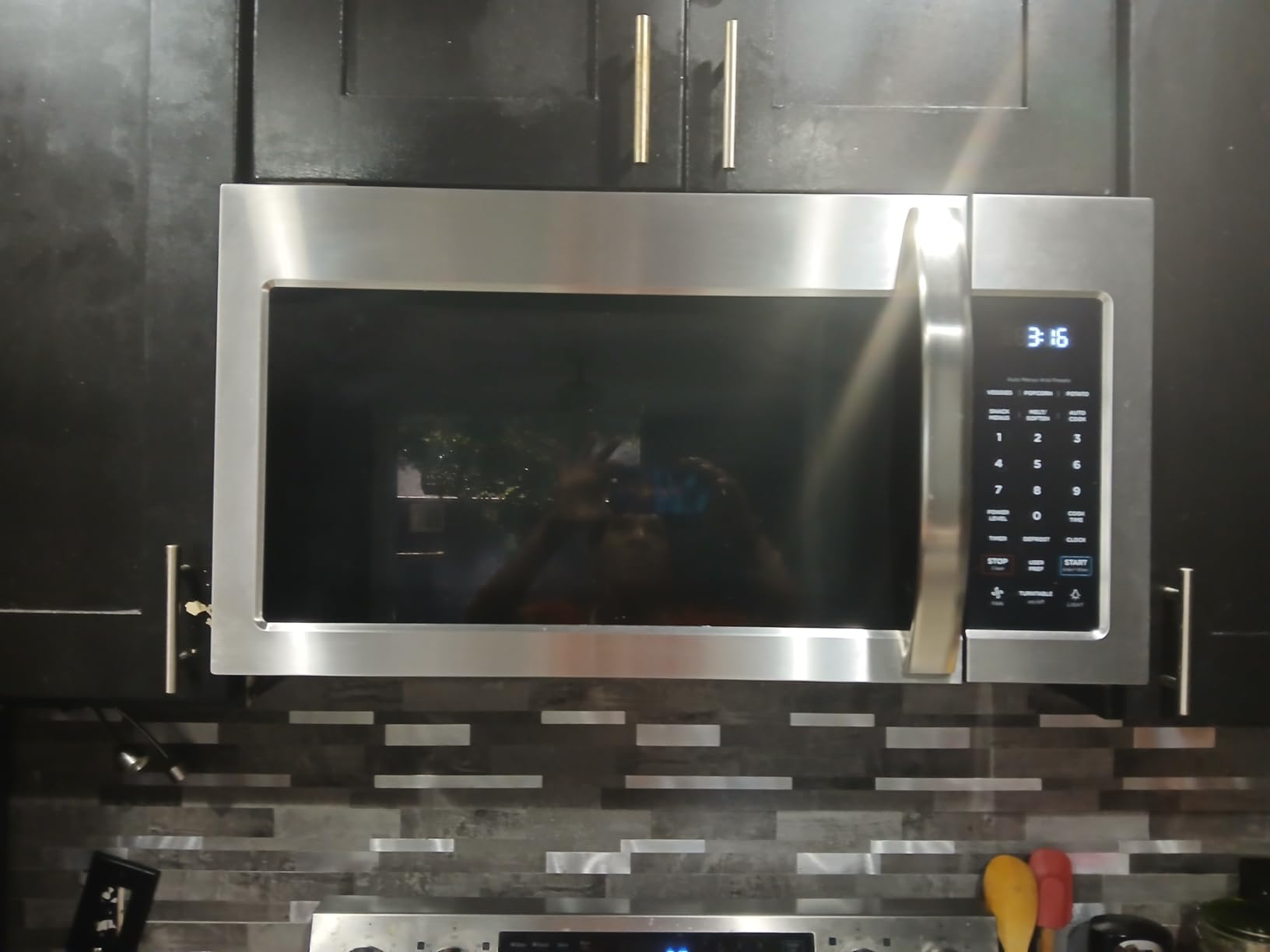 Midea Over the Range Microwave Oven, 1.7 Cu.Ft, 1000W, Stainless Steel | Smart Touch Panel, 18 Auto Cook Menus, 300 CFM Ventilation, 10 Power Levels customer photo 2