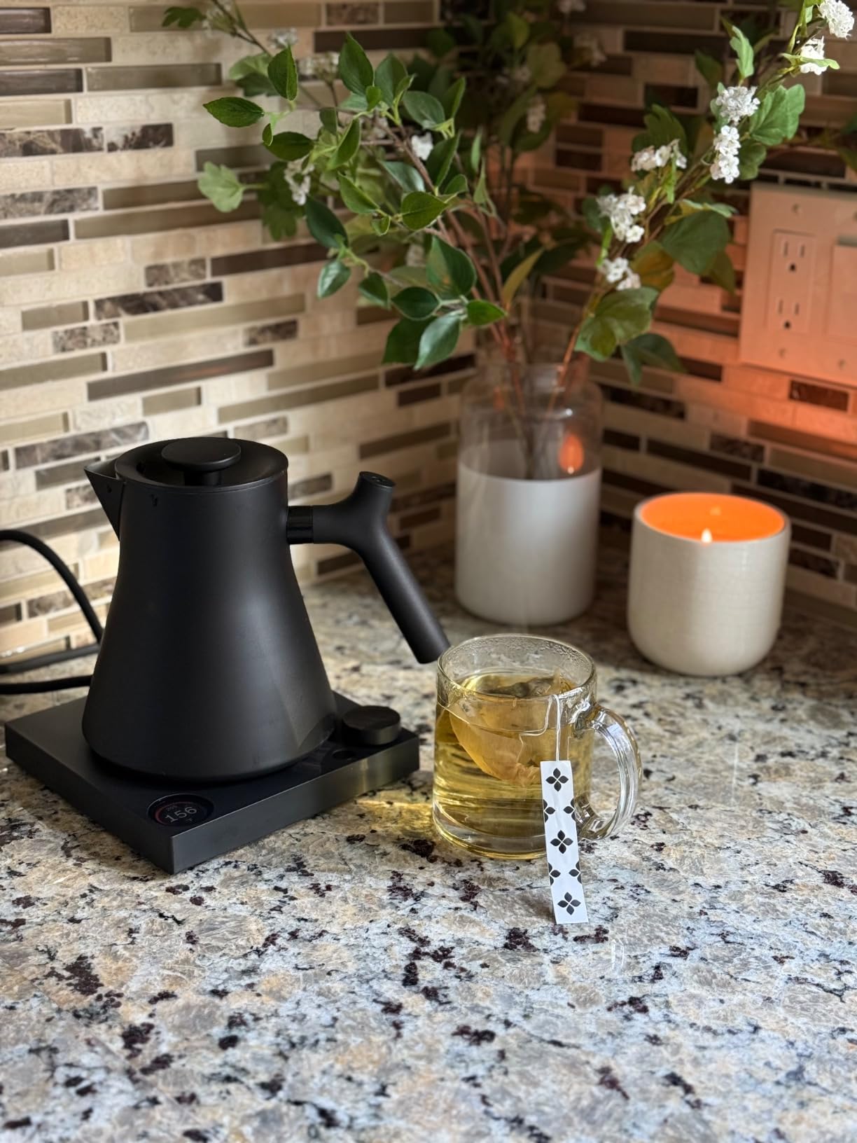 Fellow Corvo EKG Pro Gooseneck Electric Kettle for Pour Over Coffee & Tea | Precise Temp Control, Quick Heating, Stainless Steel, Brew Timer, Scheduling, LCD Display, Hold Mode, 0.9 Liter, Matte Black customer photo 1