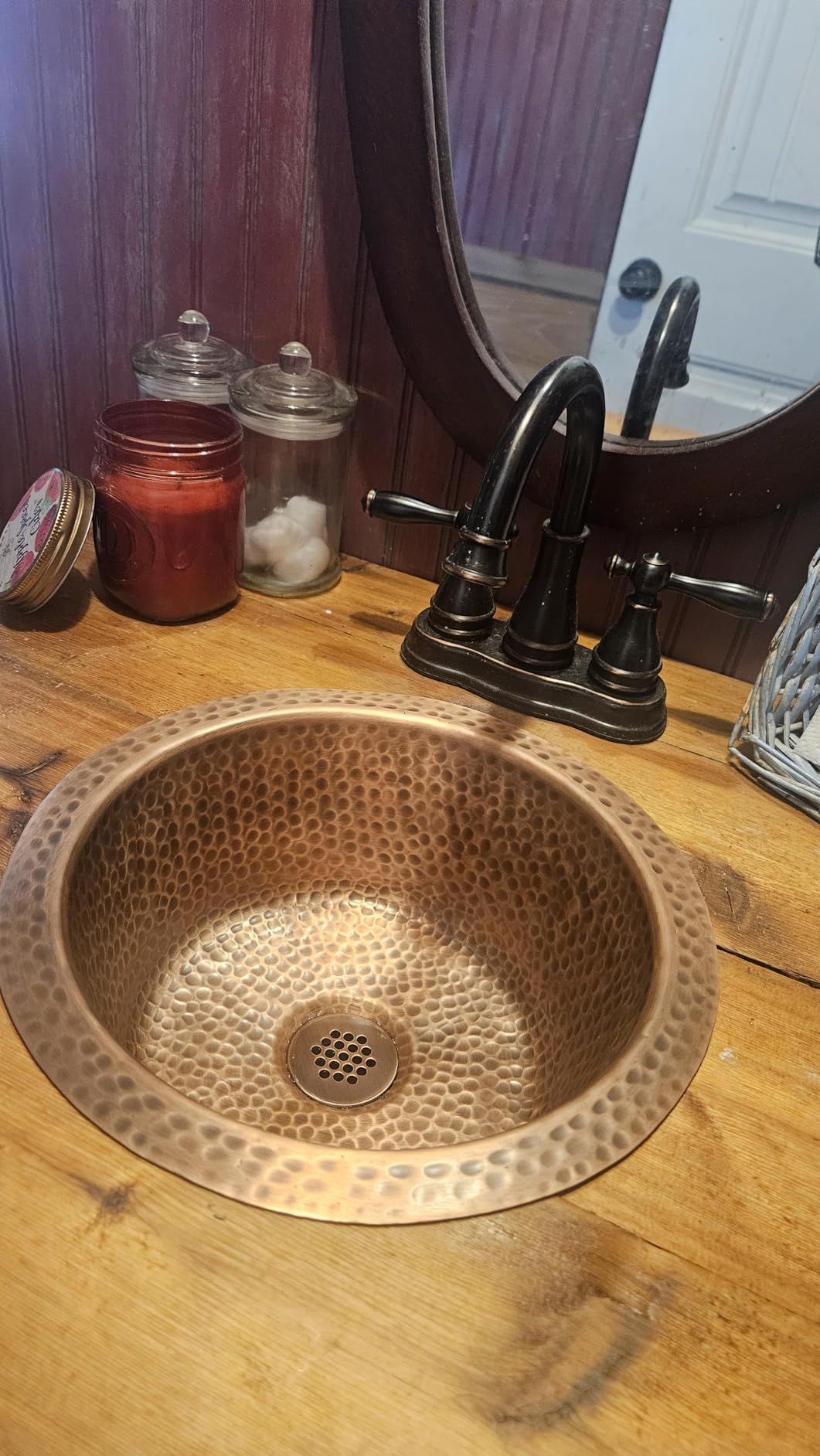 Monarch Abode Kitchen & Bar Sink - 12-inch Essex Dual Mount Drop in Bar Prep Sink, Hand Hammered Matte Black Aluminum customer photo 2