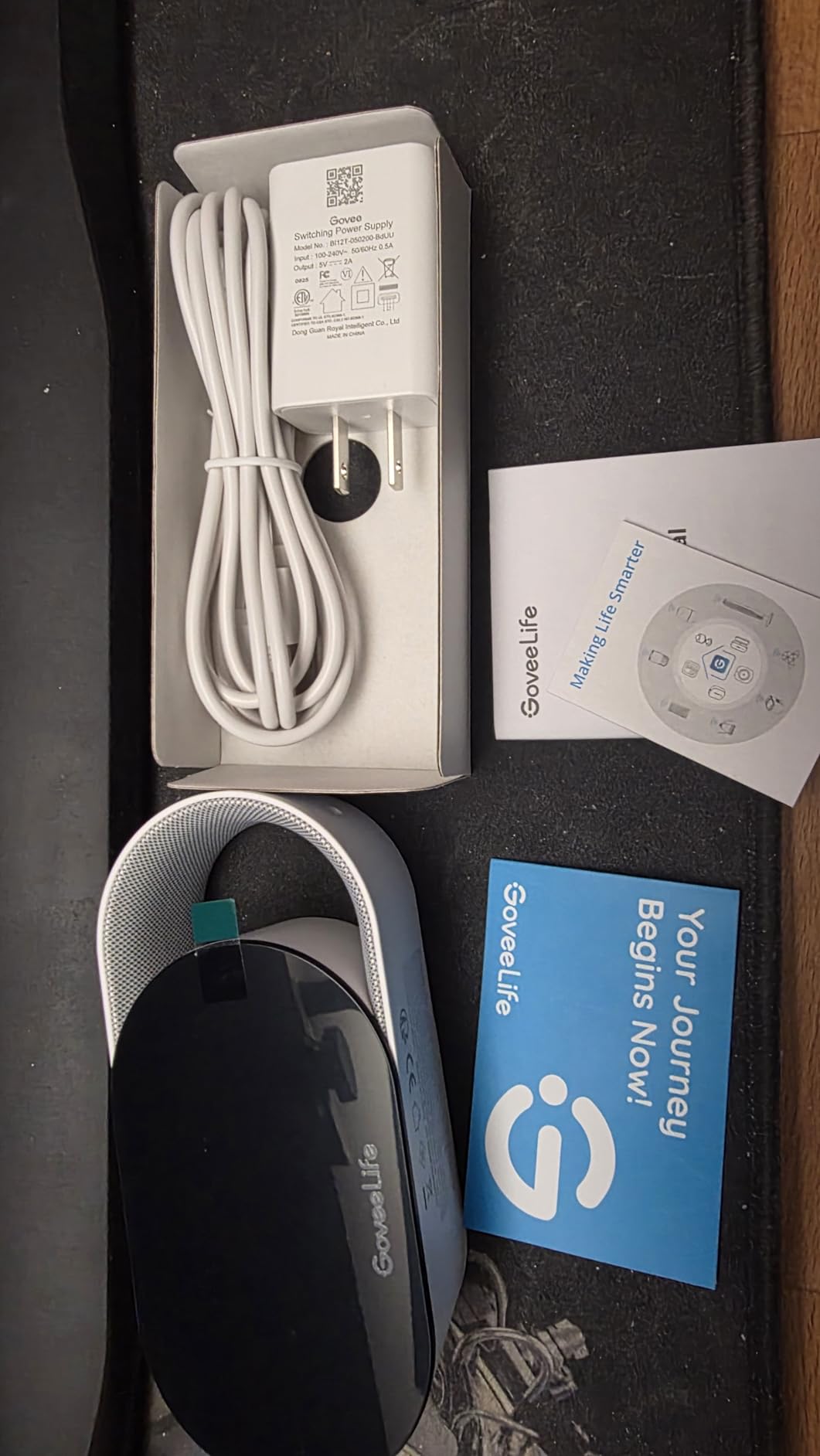 GoveeLife Smart Air Quality Monitor with PM2.5 H5106, LED Display Wired | Indoor temperature humidity sensors, 2s refresh, 2-year data storage customer photo 1