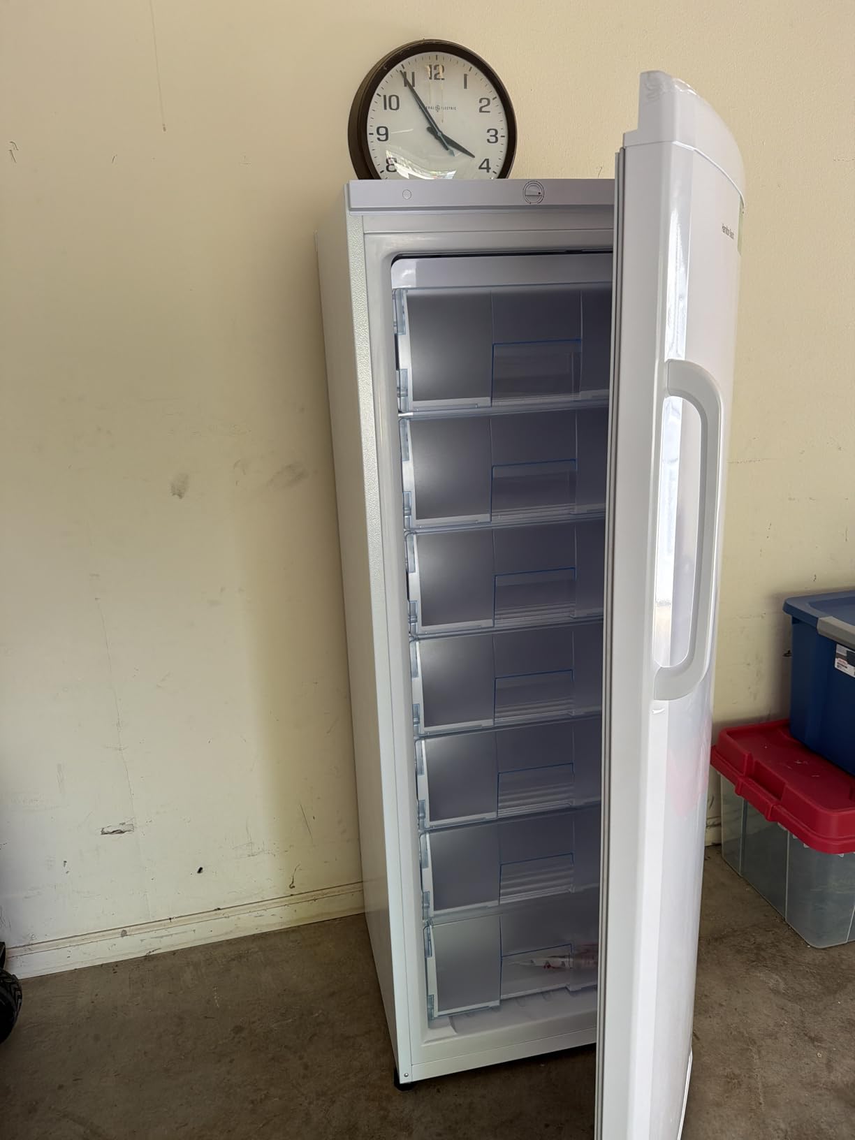 Hamilton Beach Upright Freezer, Deep Freeze, Stainless Steel Freezer with Drawer Compartments, 11 cu. ft. Freezer - 25