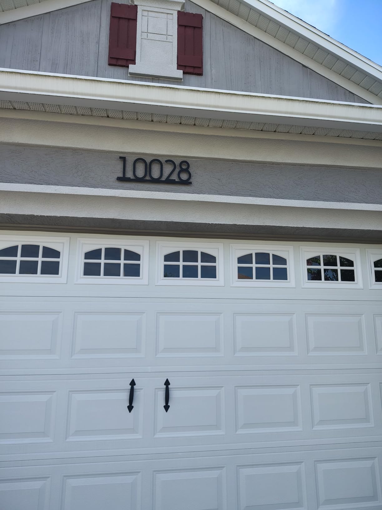 Modern House Numbers for Outside Personalized, Custom Metal Address Siqns for Houses, 5-9 Inch Large Number Address Plaque with Floating Screw Kit, 911 Visibility Address Numbers for House customer photo 2
