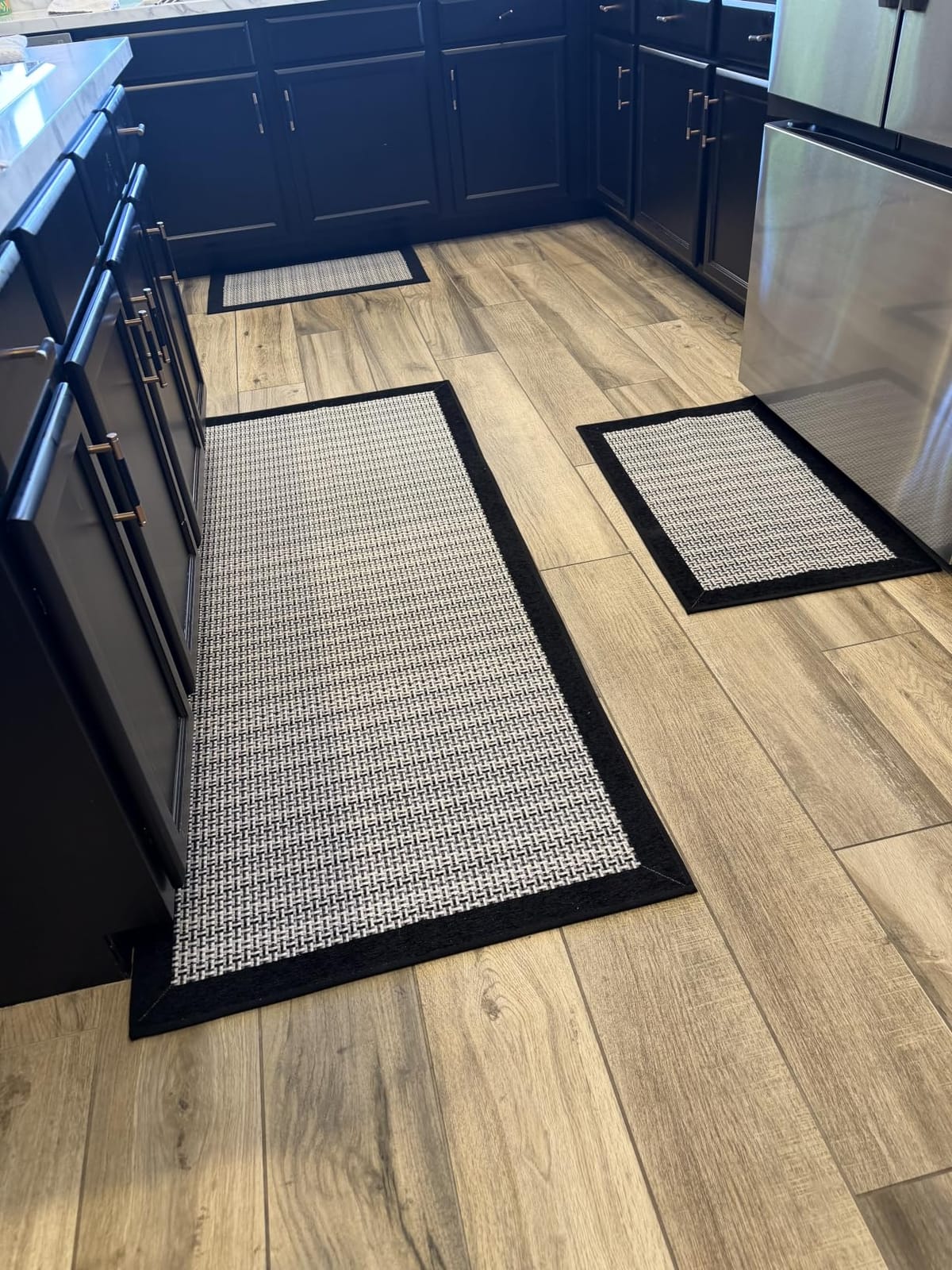 PADOOR Extra Large Kitchen Runner Rugs and Mats 2PCS, 2.5'x6'+20