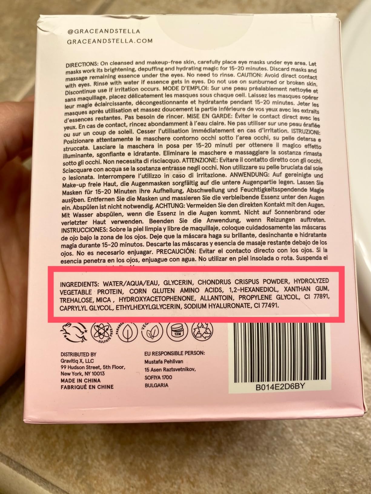 grace & stella Award Winning Under Eye Mask Reduce Dark Circles, Puffy Eyes, Undereye Bags, Wrinkles, Gel Under Eye Patches, Small Gifts for Women, Gifts Under 10 Dollars, Vegan (6 Pairs, Blue) customer photo 2