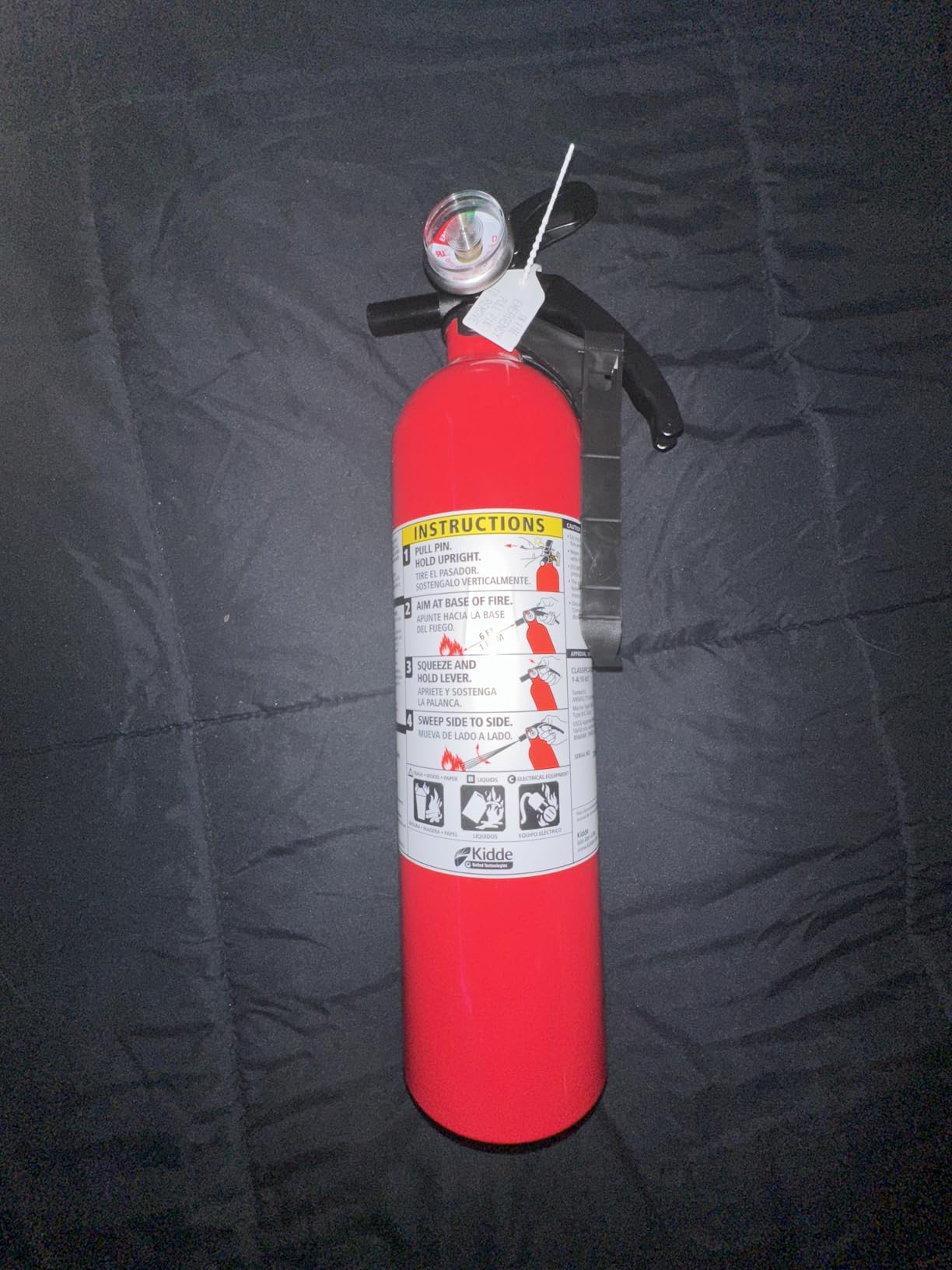 Kidde Kitchen + Home Fire Extinguisher Set, 711A | 1-A:10-B:C, RESSP+FA110G | Residential Extinguisher Combo Set for Small Cooking Oil and Grease Fires + Common Household Fires, 2.5 lb. Dry Chemical customer photo 2