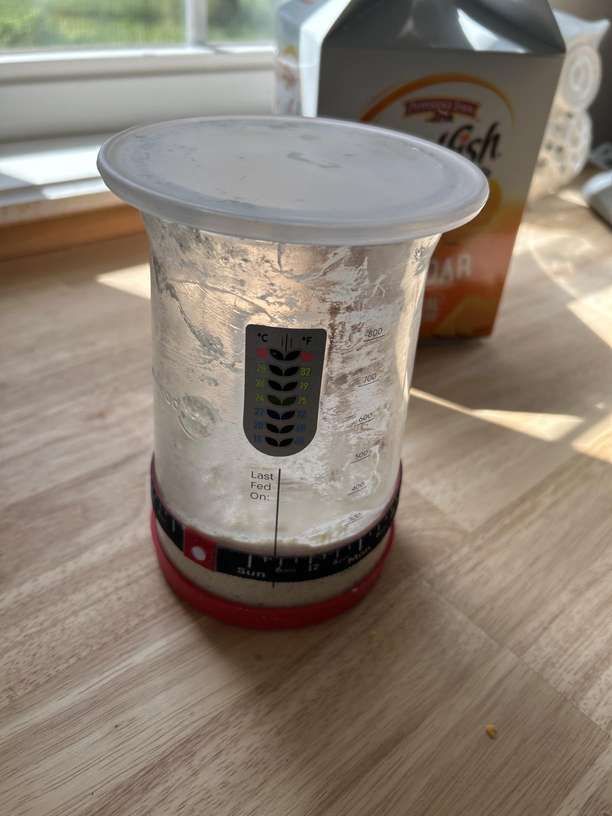 KNEADACE Pro Sourdough Bread Starter Kit - 34 oz Large Capacity Sourdough Starter Jar with 5 unique features for the perfect sour dough bread & sourdough starter kit - sourdough supplies (KA06) customer photo 1