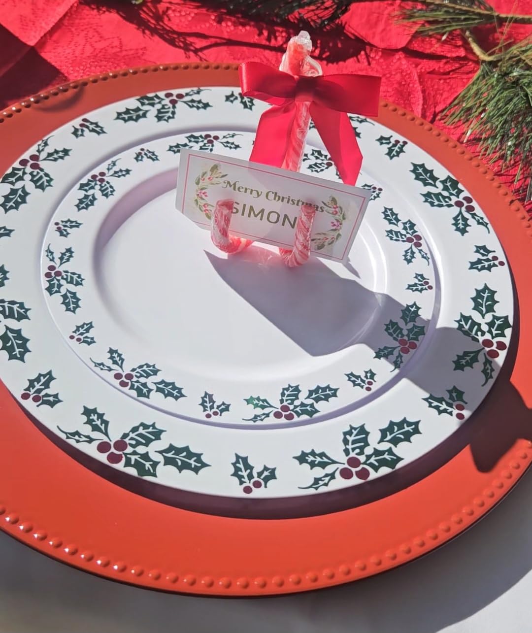350 Pieces Black and Gold Plastic Plates with Disposable Silverware, Include 50 Dinner Plates 9