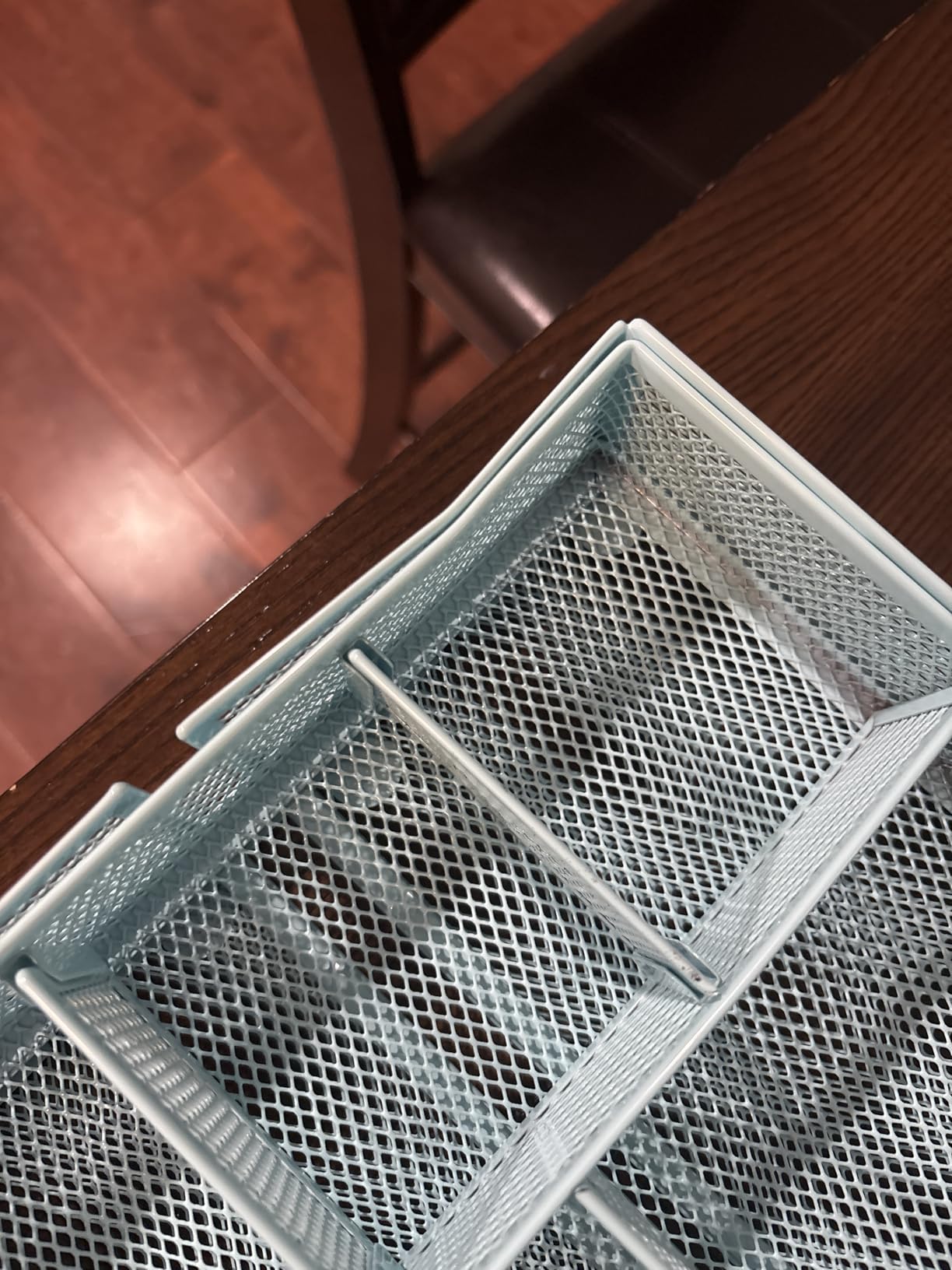 Marbrasse Expandable Desk Drawer Organizer, Mesh Drawer Organizer Tray with 10 Adjustable Compartments, Desk Organizers and Accessories, 5 Dividers Drawer for Office Supplies, Makeup & Vanity (Black) customer photo 2