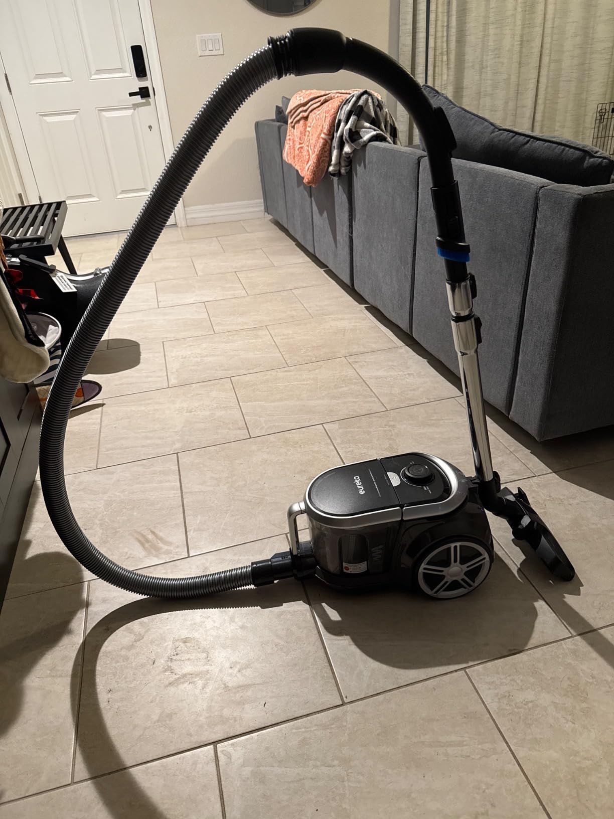 Eureka Bagless Canister Vacuum Cleaner, Vacuum for Hardwood Floor, Carpet | NEN180 WhirlWind, Lightweight, 1000W, ≤82 dBA. HEPA, Auto Cord Rewind, 2-in-1 Vac for Hard Floors, Carpets, & Pet Hair customer photo 2