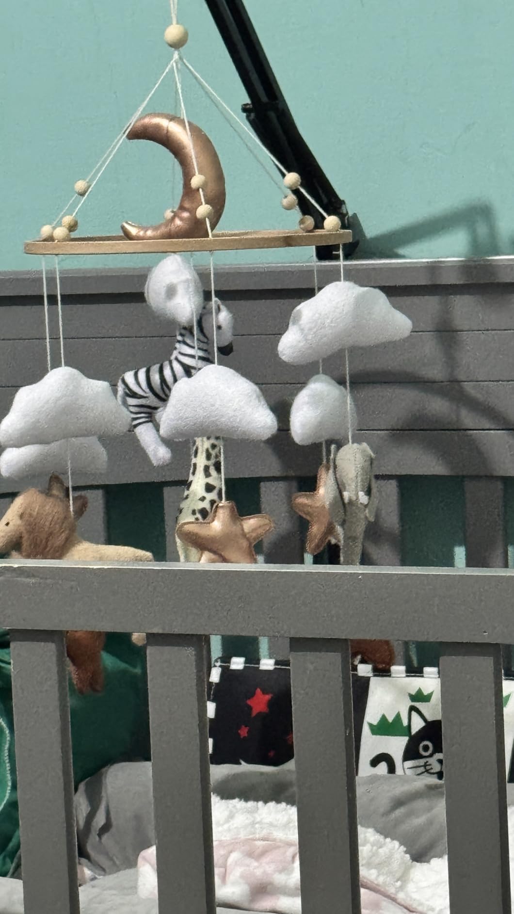 Baby Mobile for Crib, Baby Crib Mobile for Boys Girls, Baby Mobile for Bassinet, Boho Nursery Mobile, Nursery Decor Theme for Infant Bedroom Hanging, Gender Neutral Baby Gift customer photo 1