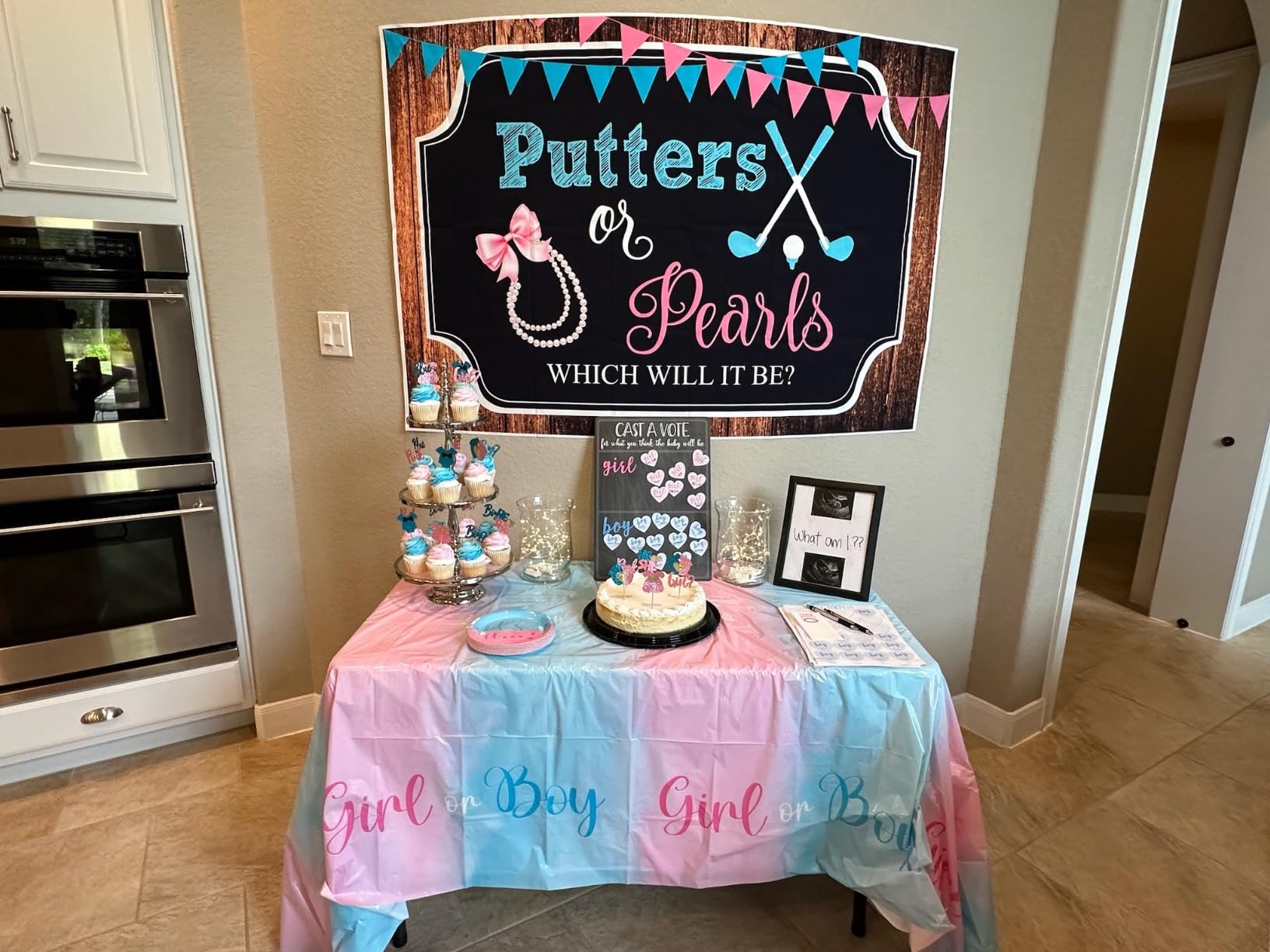 Happy Birthday Decorations: Happy Birthday Party Supplies Set with Birthday Dots Design- Includes Disposable Paper Birthday Plates and Napkins, Cups, Tablecloth, and Banner for decorations, Serves 25. customer photo 1