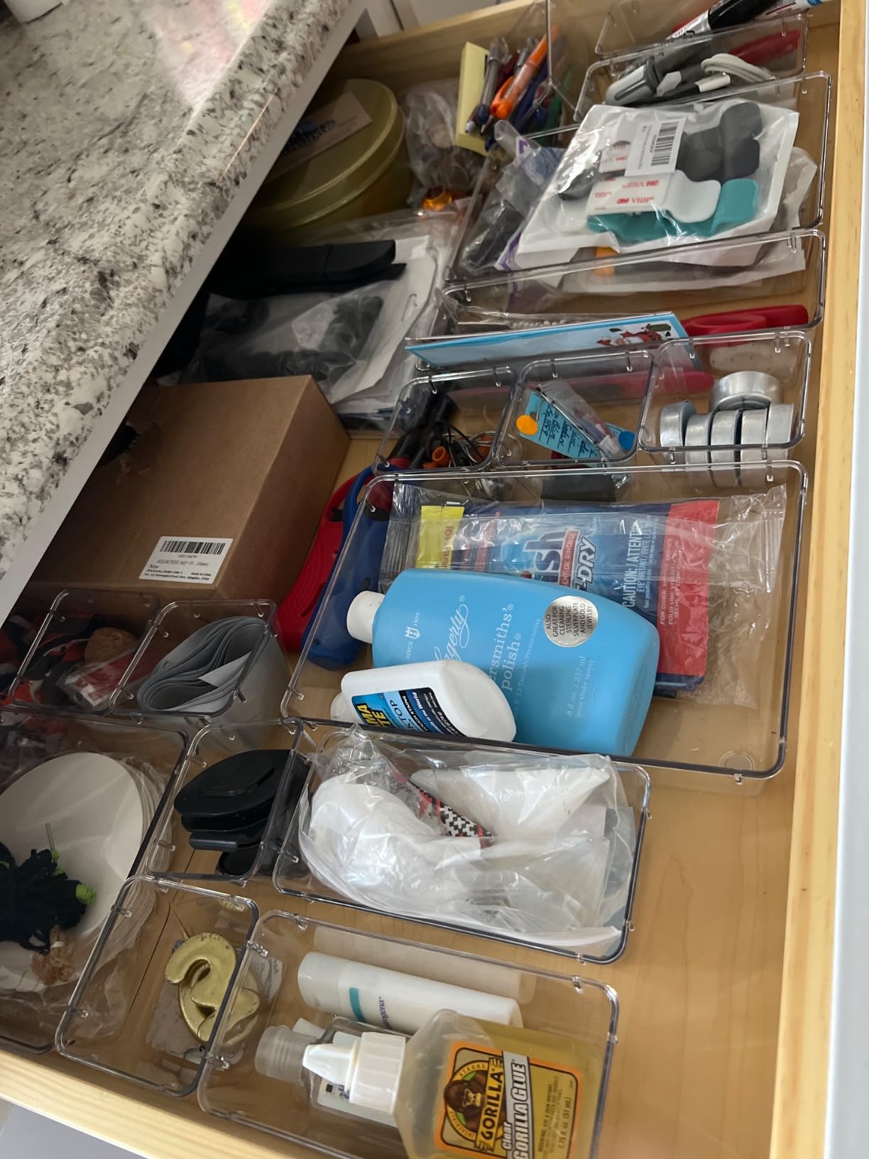 Criusia Drawer Organizer, 10 Pack Large Clear Plastic Set, 3 Size Versatile Bathroom and Vanity Organizer Trays customer photo 1